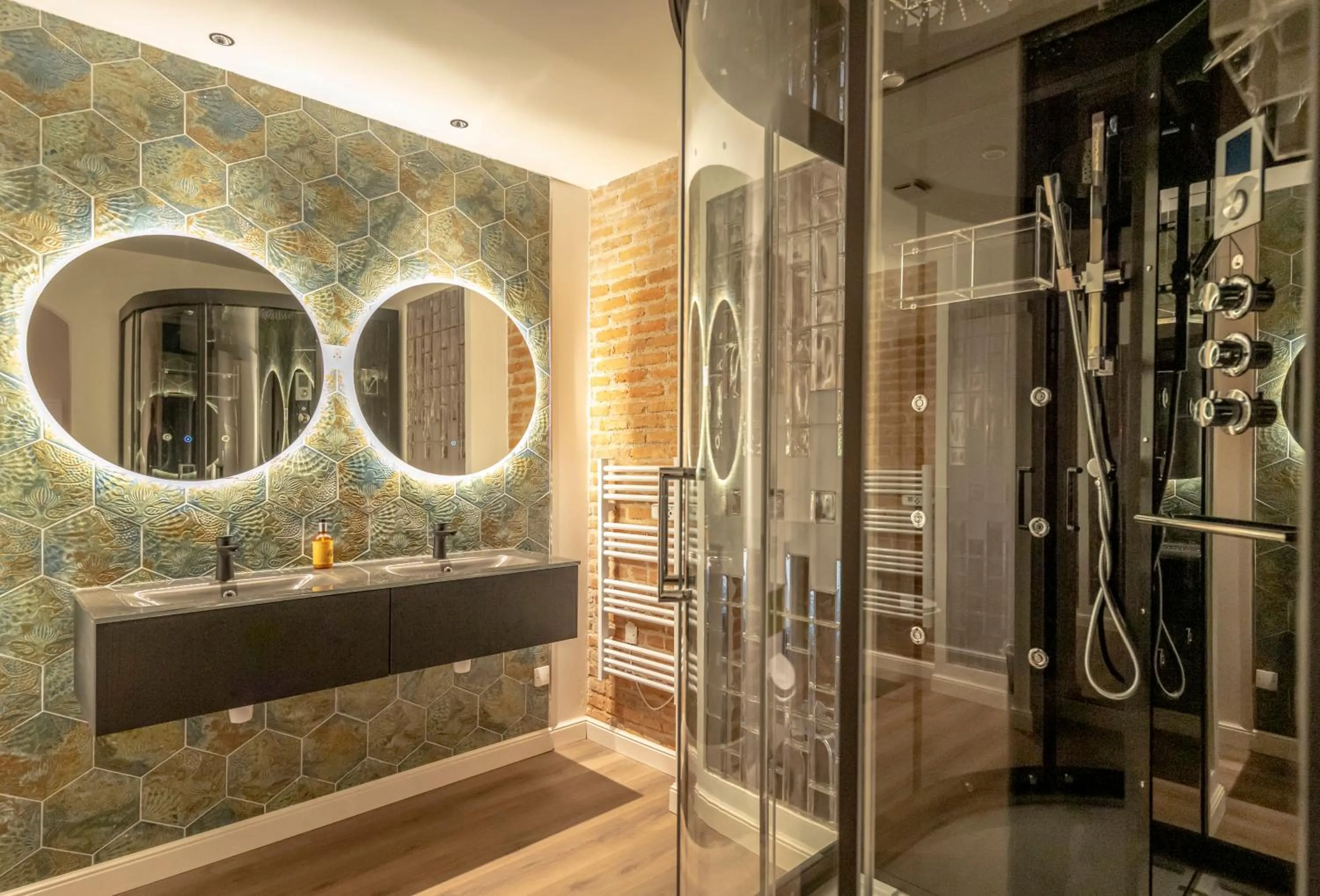 Steam room in Hôtel Cantu di Fiumu