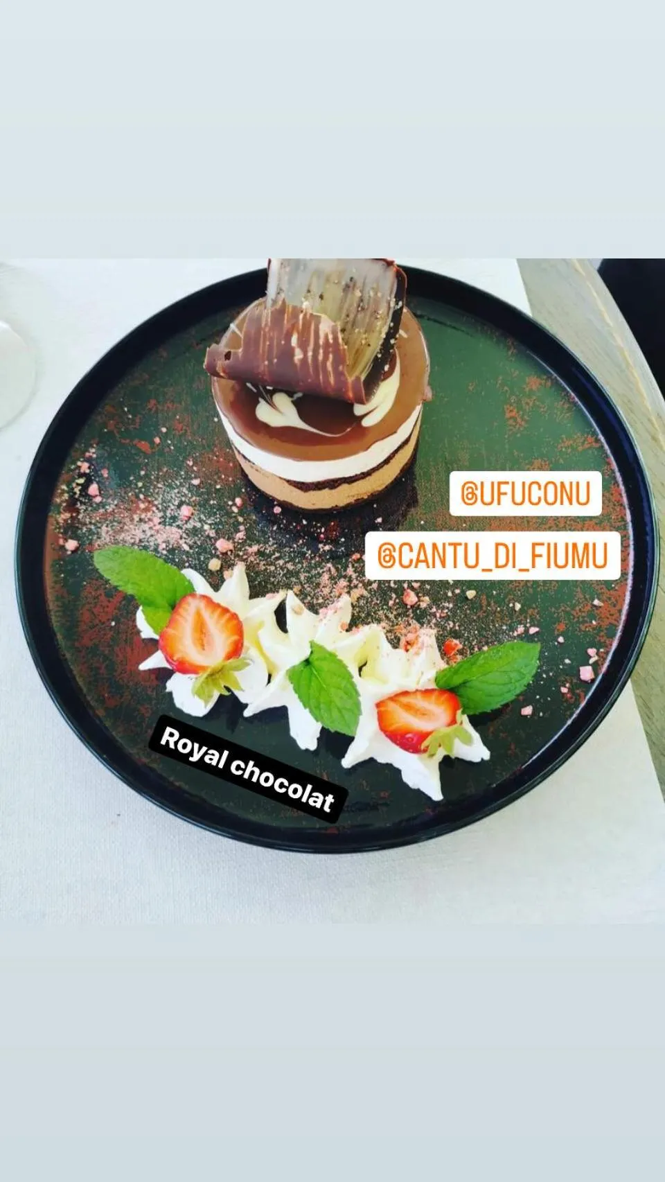 Restaurant/places to eat in Hôtel Cantu di Fiumu
