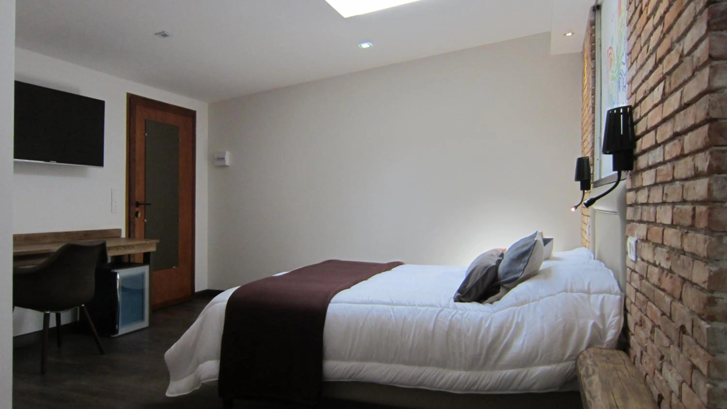 Bed in Hôtel Cantu di Fiumu