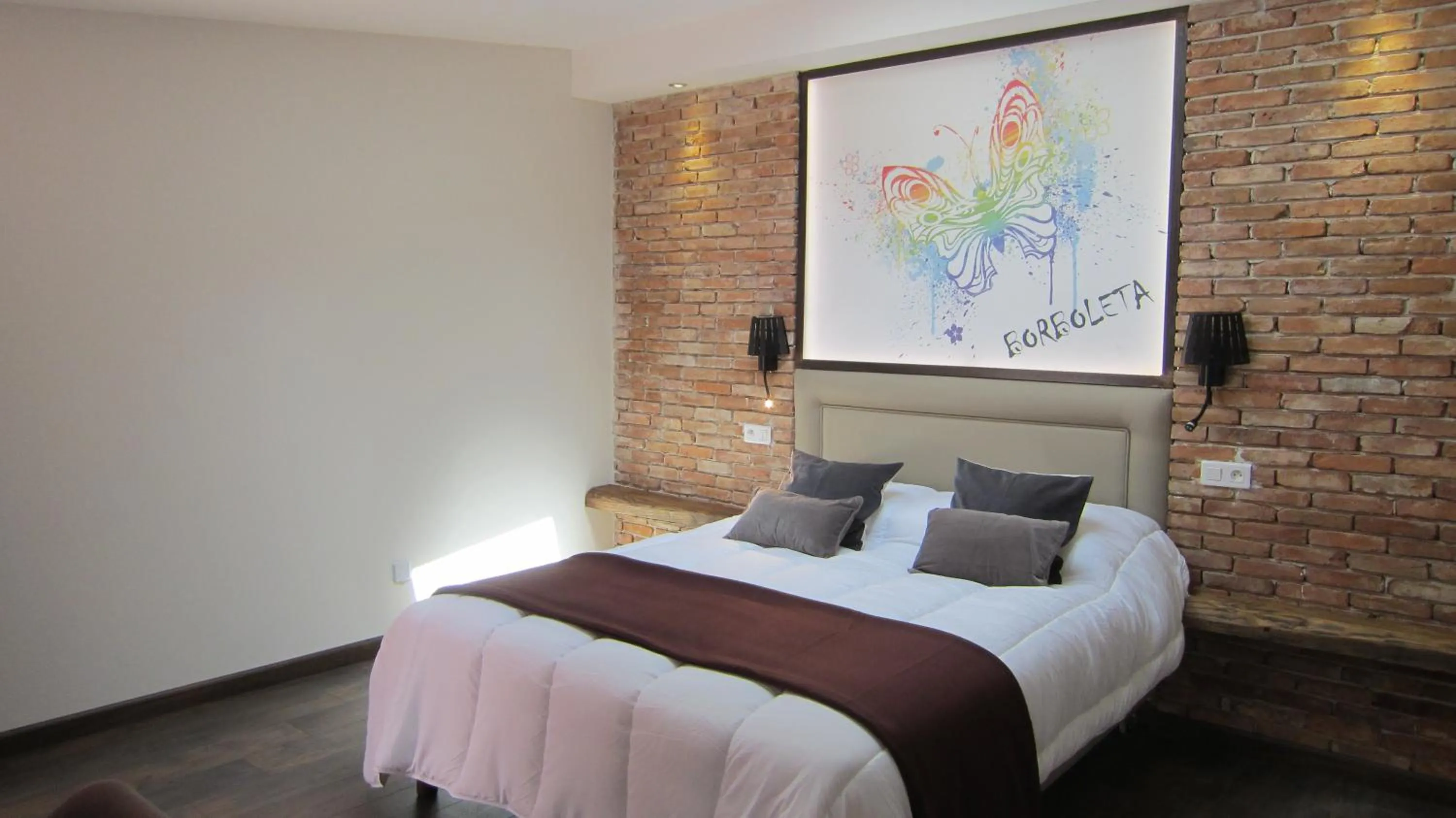 Property building, Bed in Hôtel Cantu di Fiumu