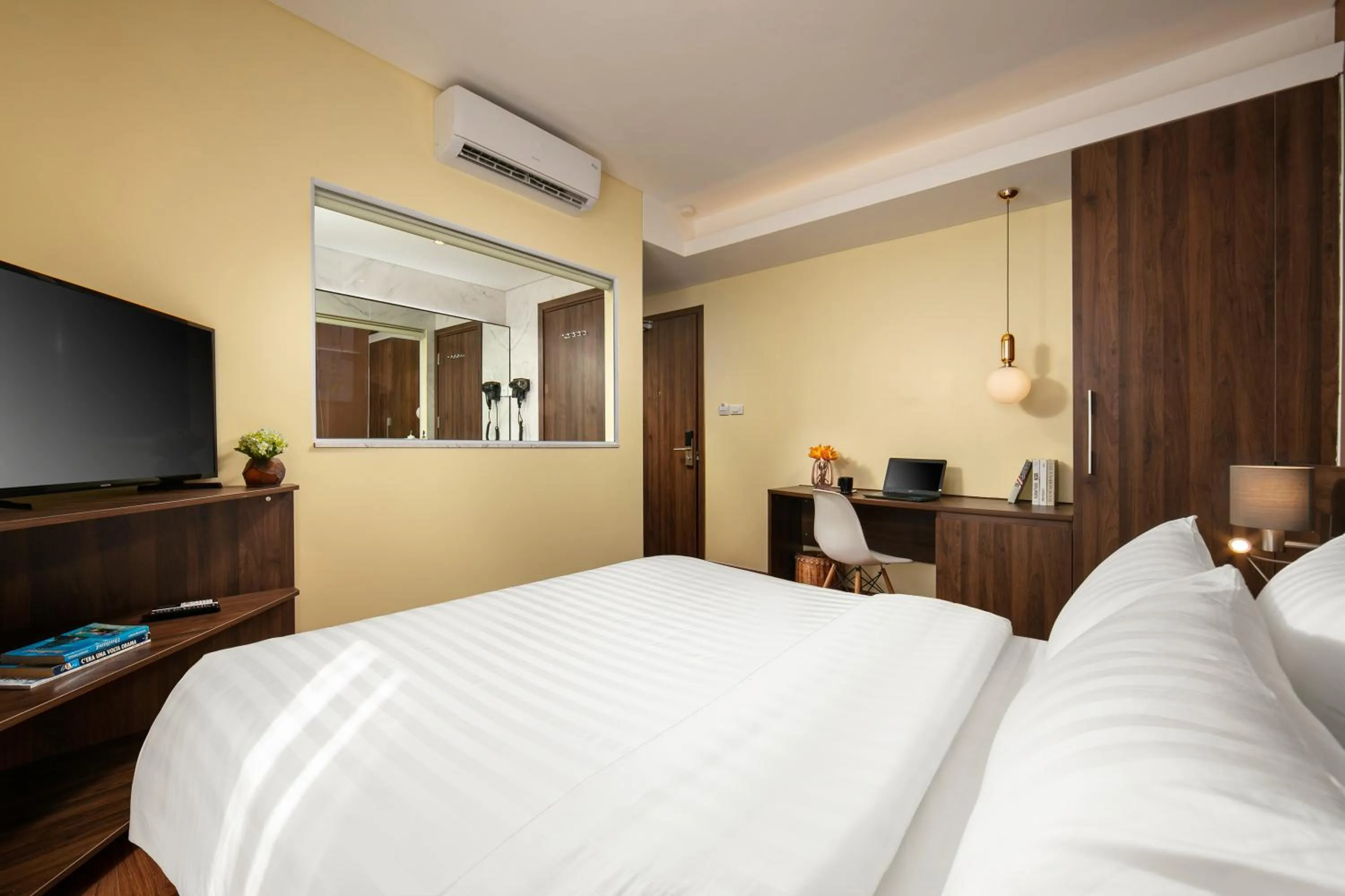 Bed in Viryla Boutique Hotel