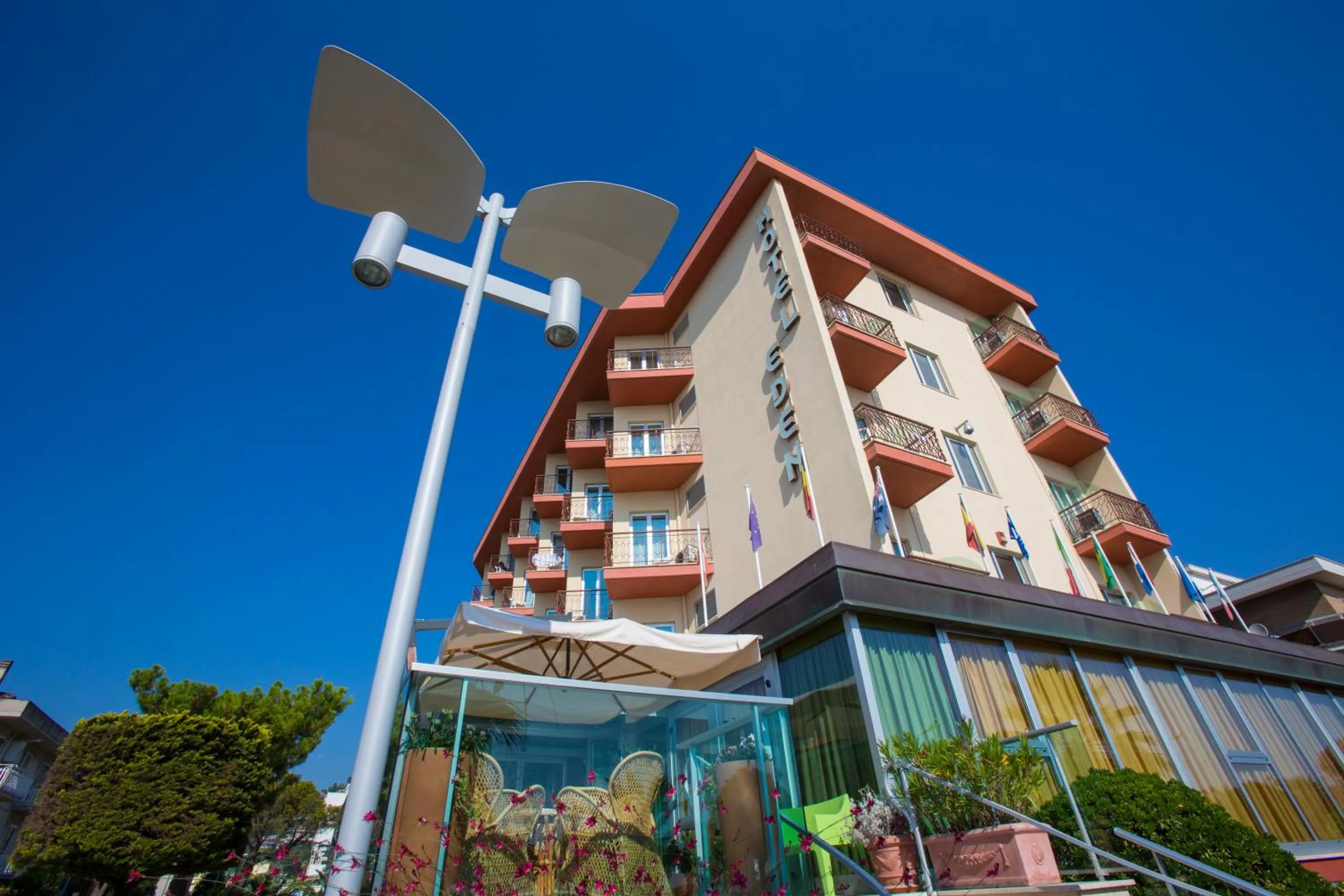 Facade/entrance in Hotel Eden