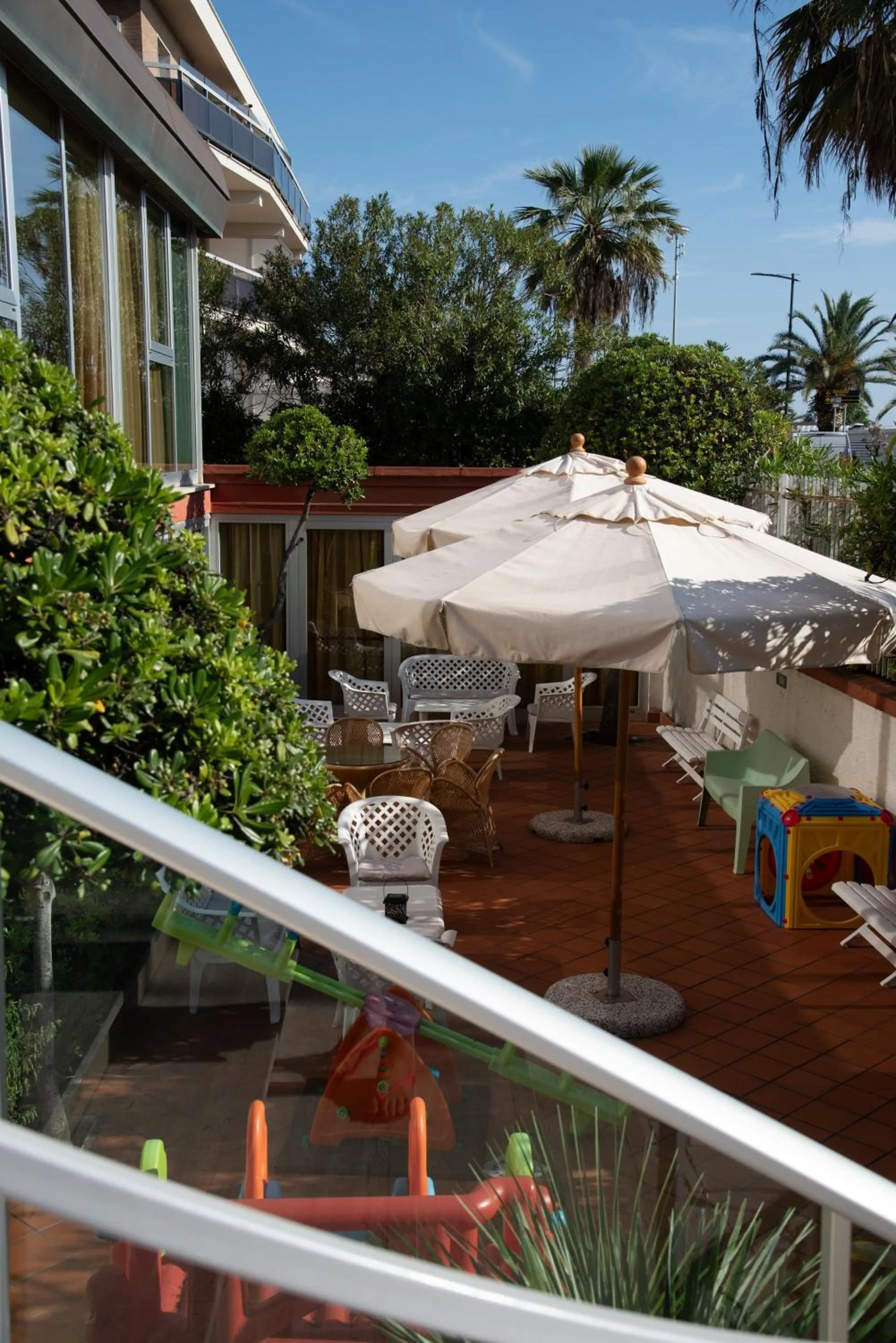 Patio in Hotel Eden