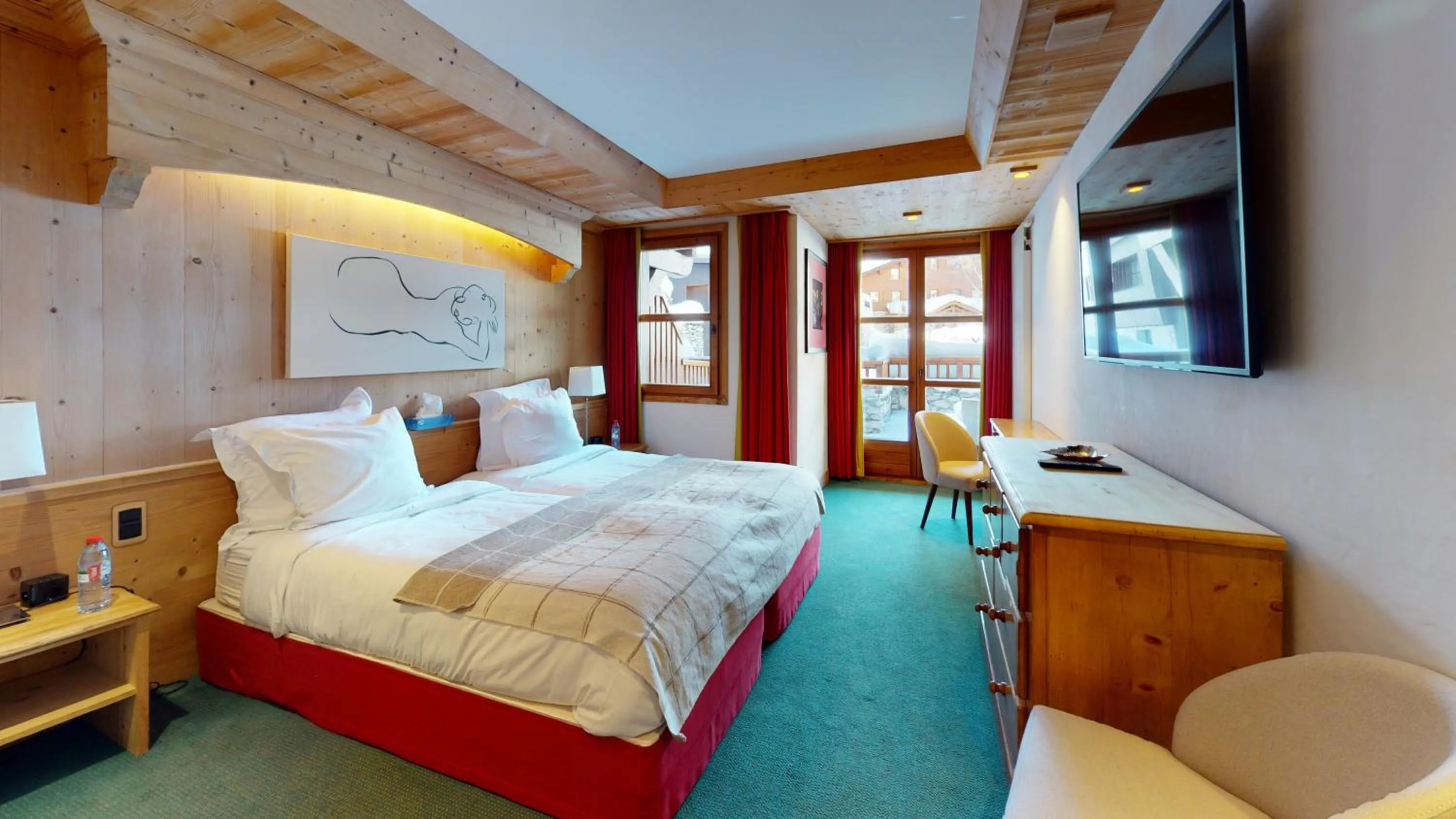 Photo of the whole room, Bed in Résidence Le Lys Martagon