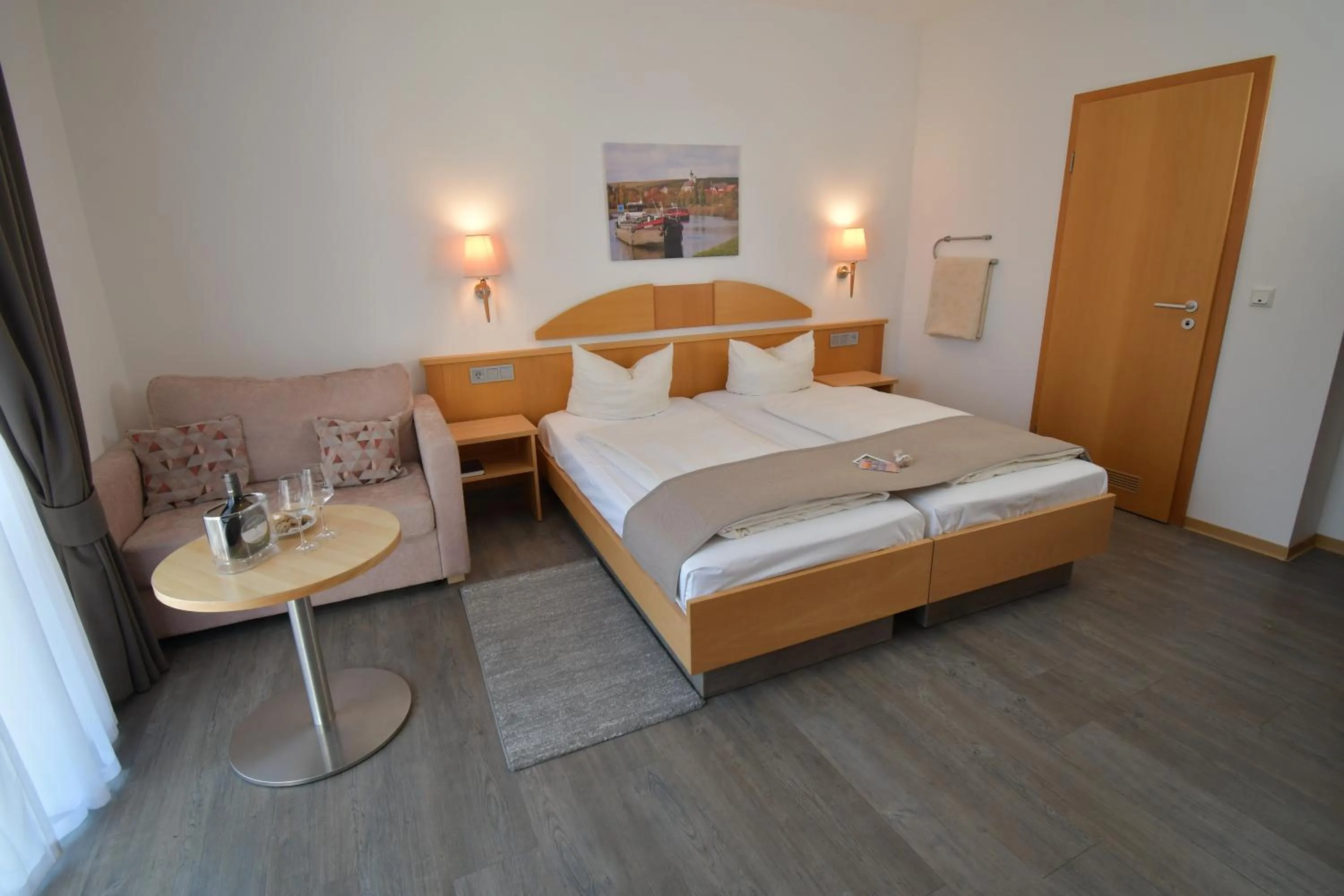 Photo of the whole room, Bed in AKZENT Hotel Franziskaner