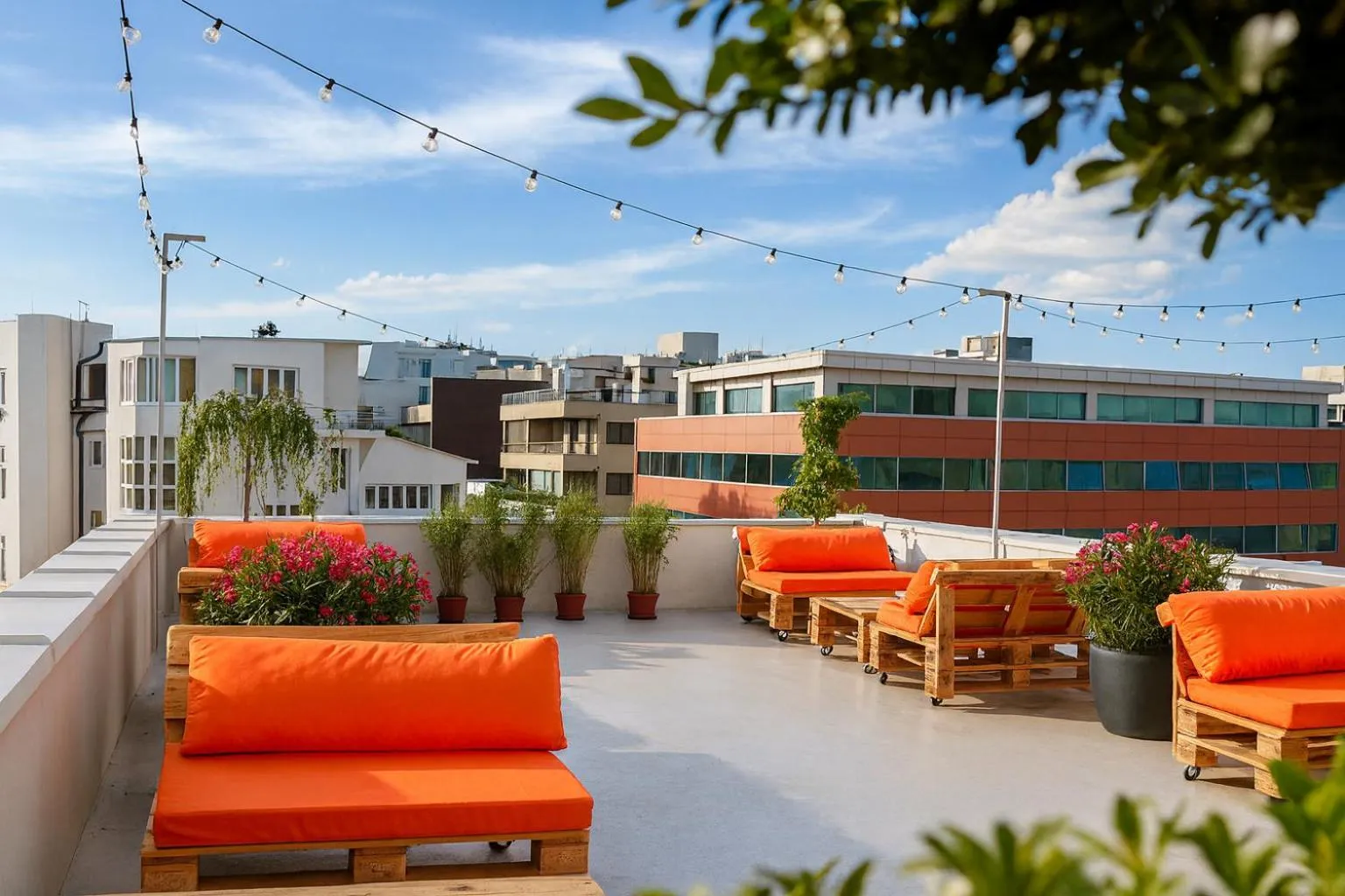 Balcony/Terrace in Graffiti Hotel Rooftop - Central Location