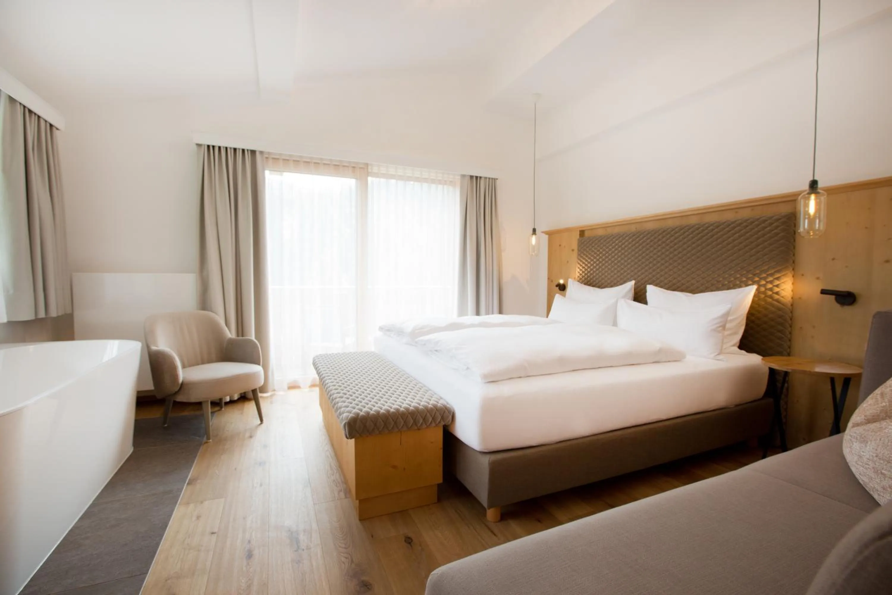 Bed in Boutiquehotel Hohes Licht