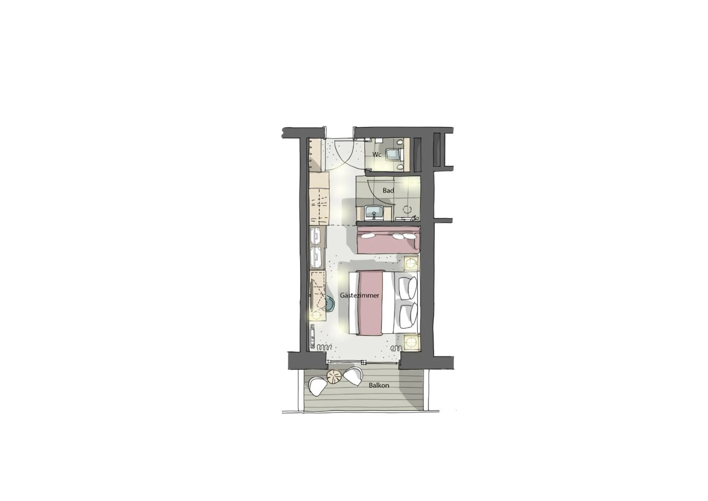 Floor plan in Boutiquehotel Hohes Licht