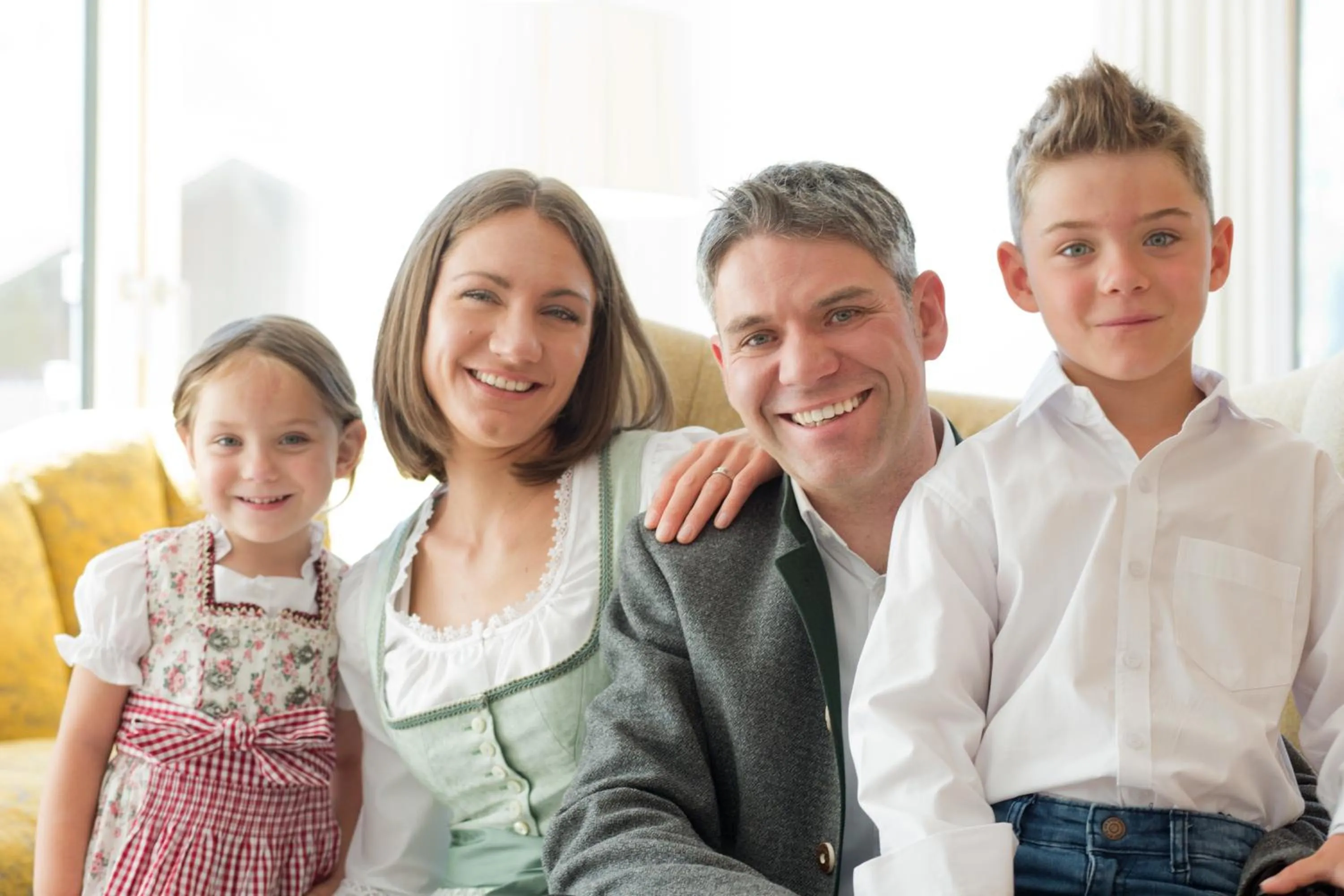 Family in Boutiquehotel Hohes Licht