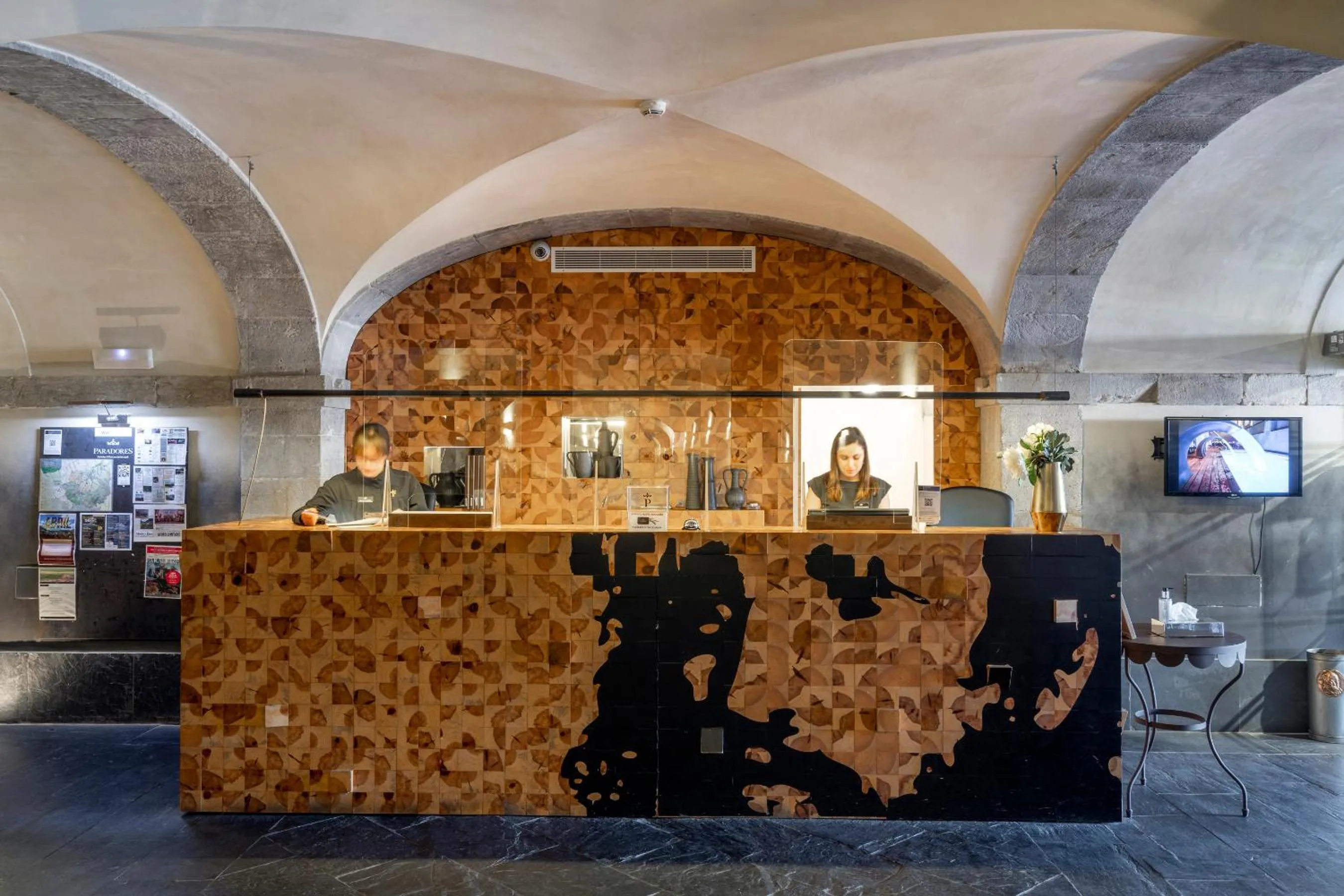 Lobby or reception in Parador de Corias