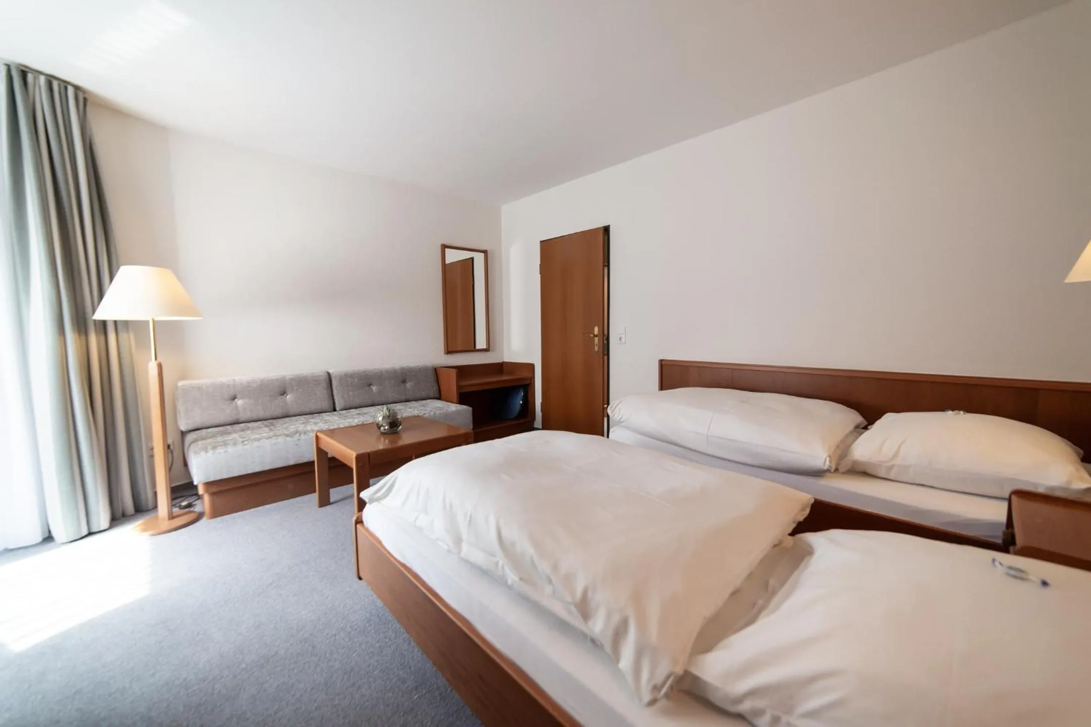 Bed in AKZENT Hotel Thiemann