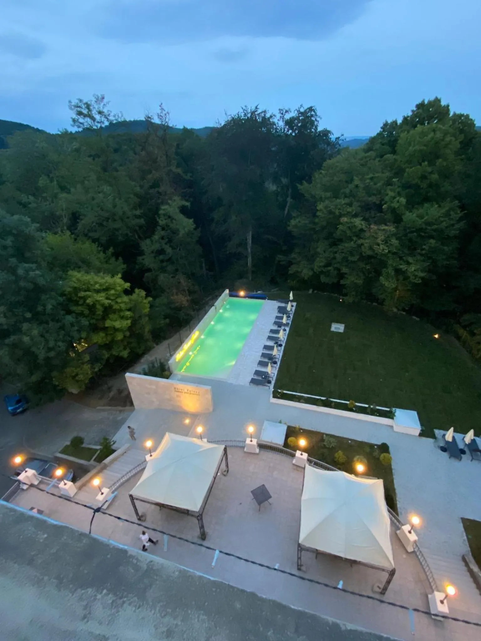 Swimming pool in Hotel Palace