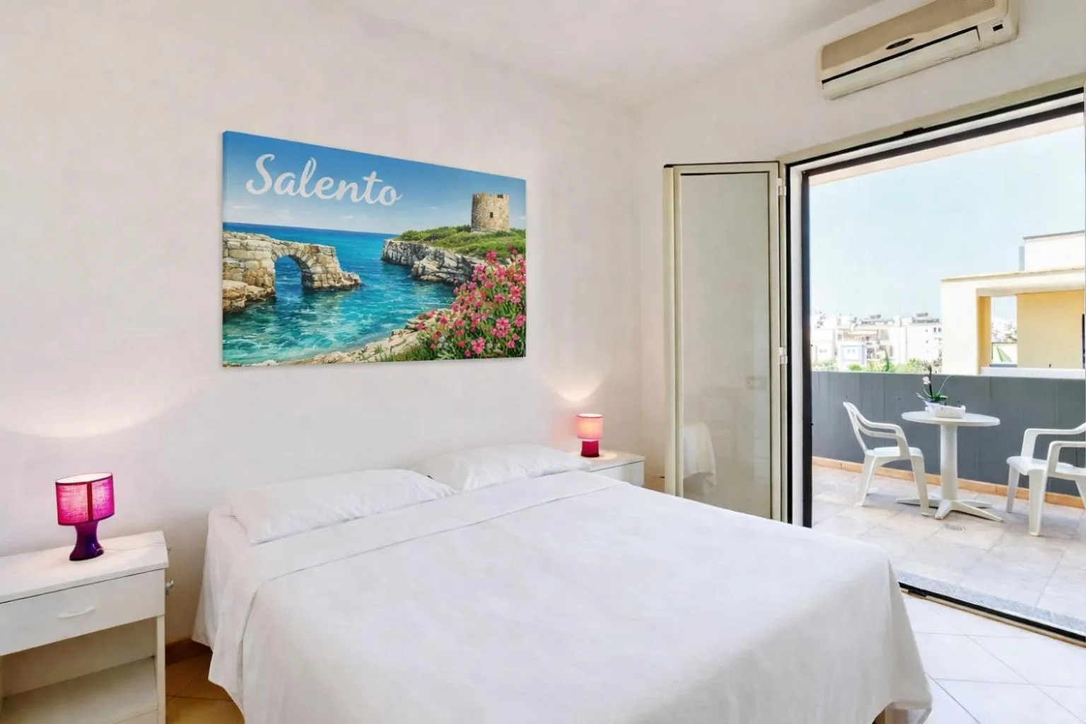 Bedroom, Bed in Residence Ionian Gallipoli