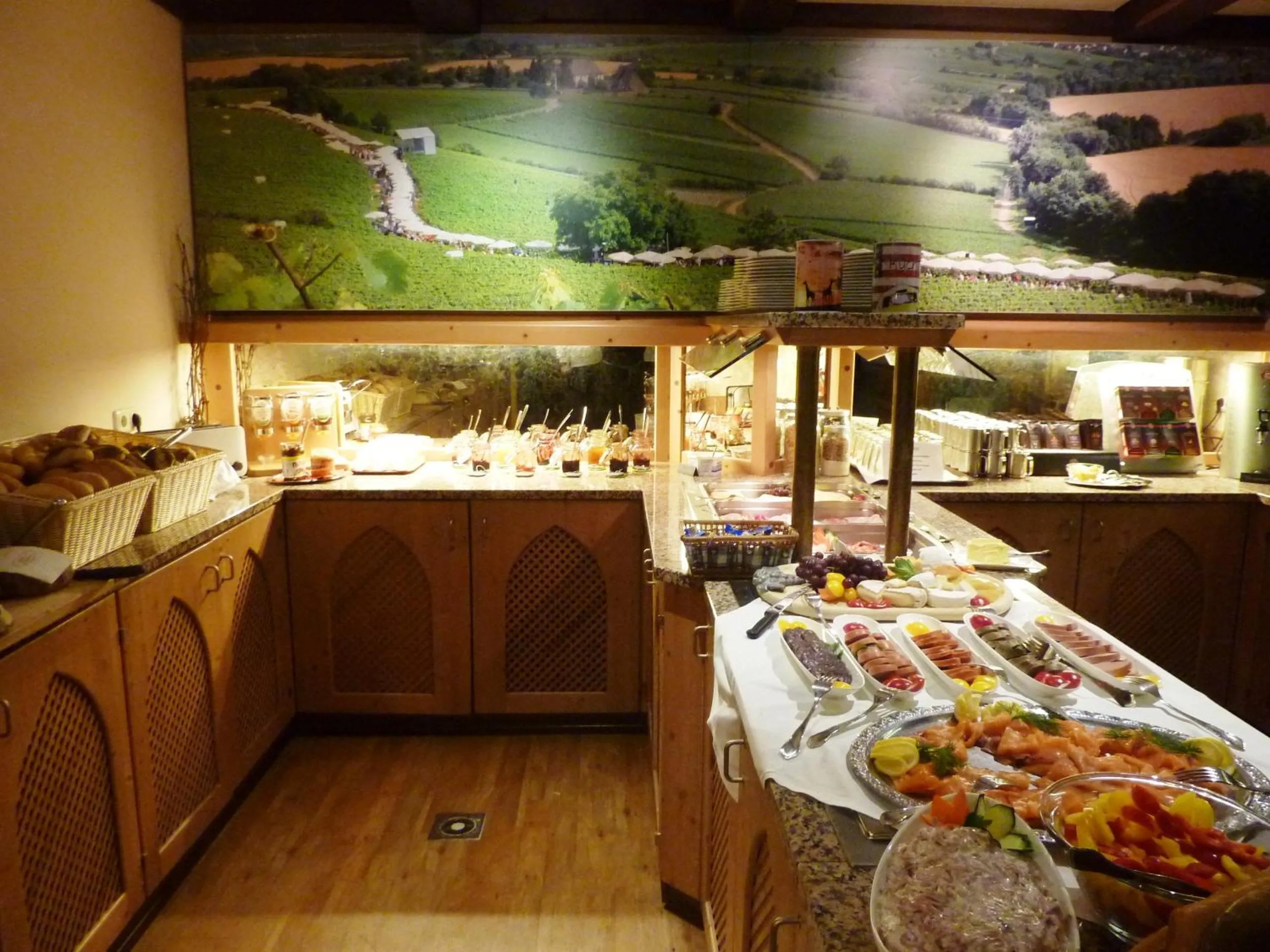 Buffet breakfast in Akzent Waldhotel Rheingau