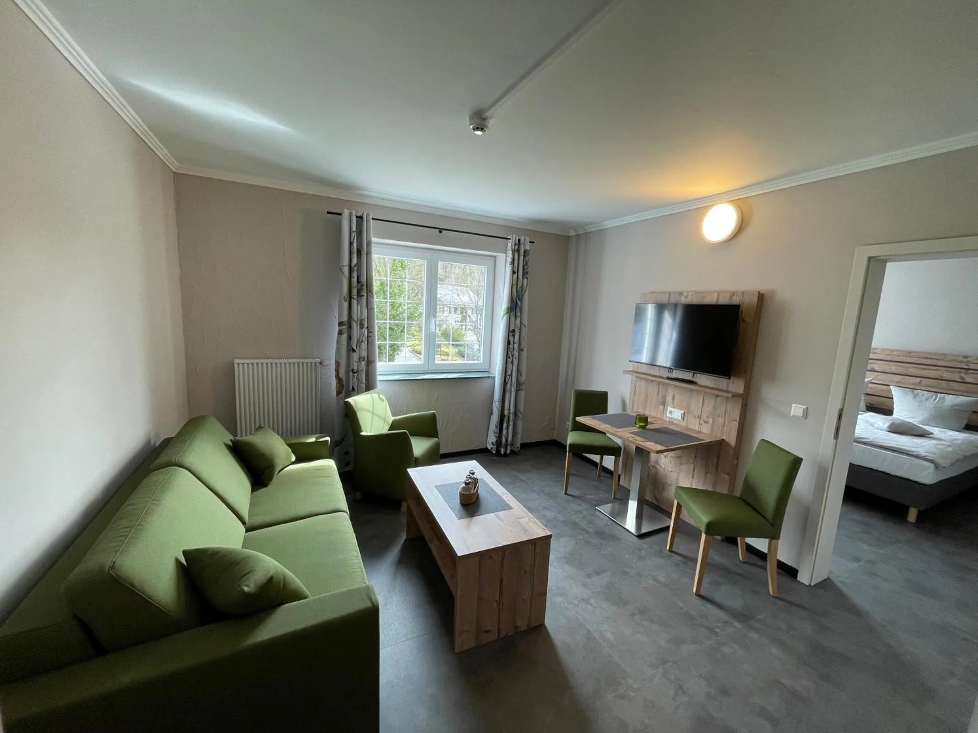 Bed in Hotel Reinhold