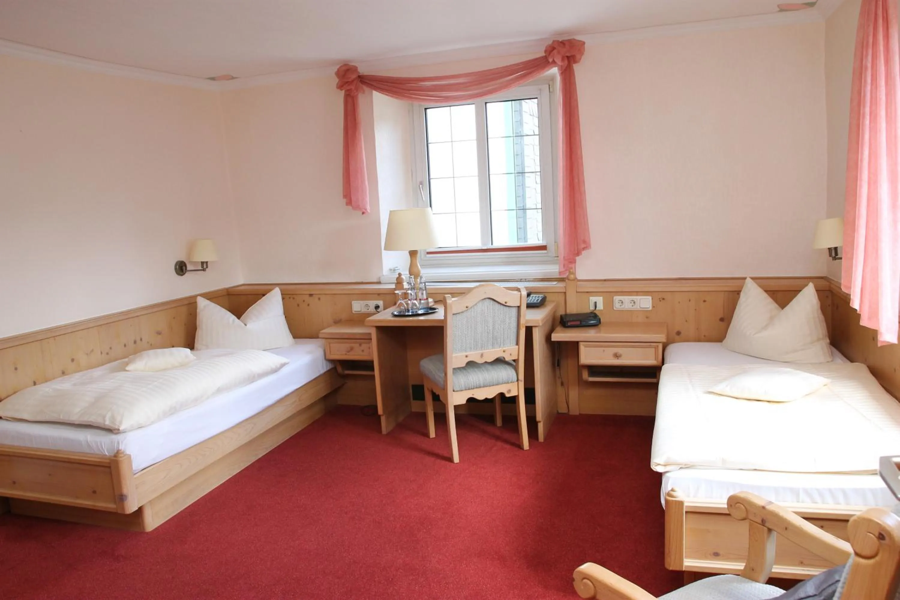 Bed in Hotel Reinhold