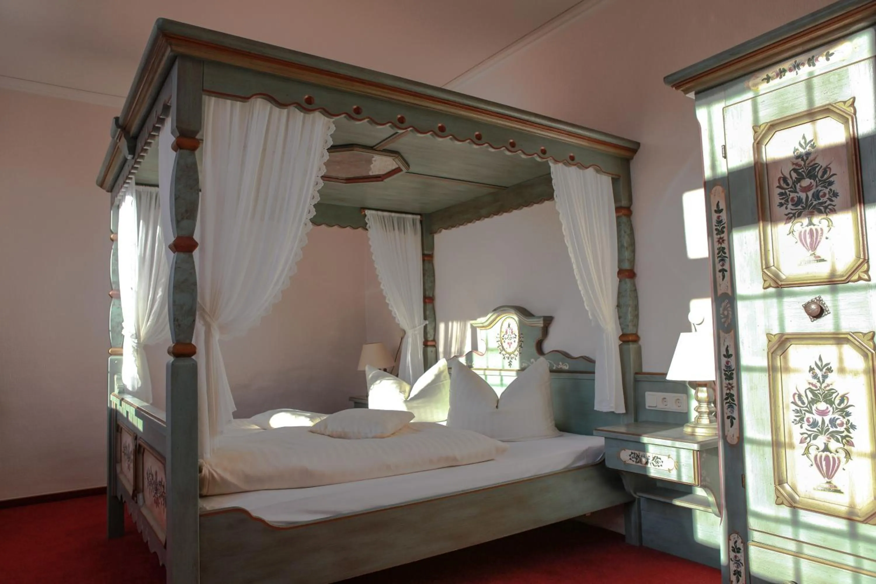 Bed in Hotel Reinhold