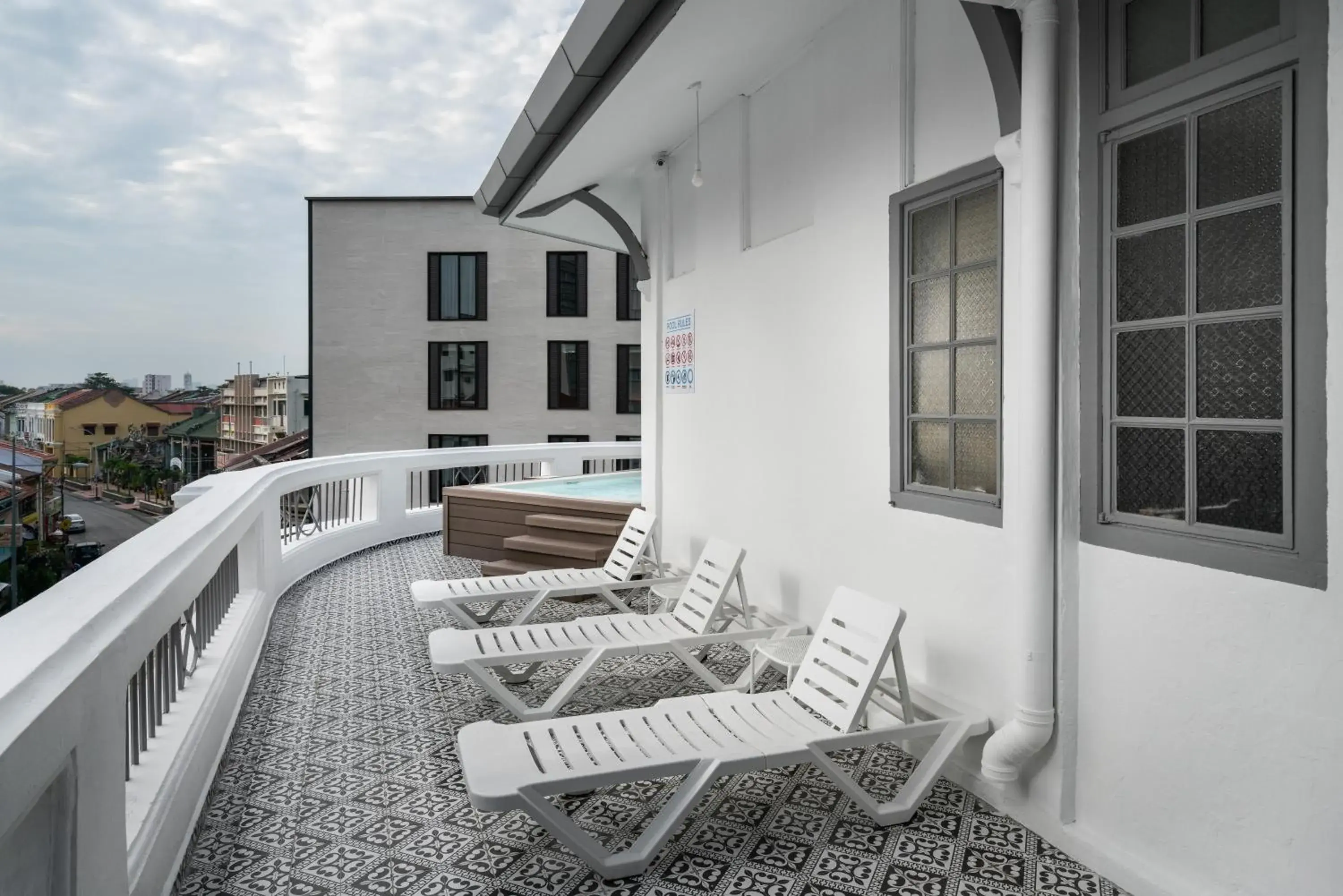 Balcony/Terrace in Modern Hotel Georgetown