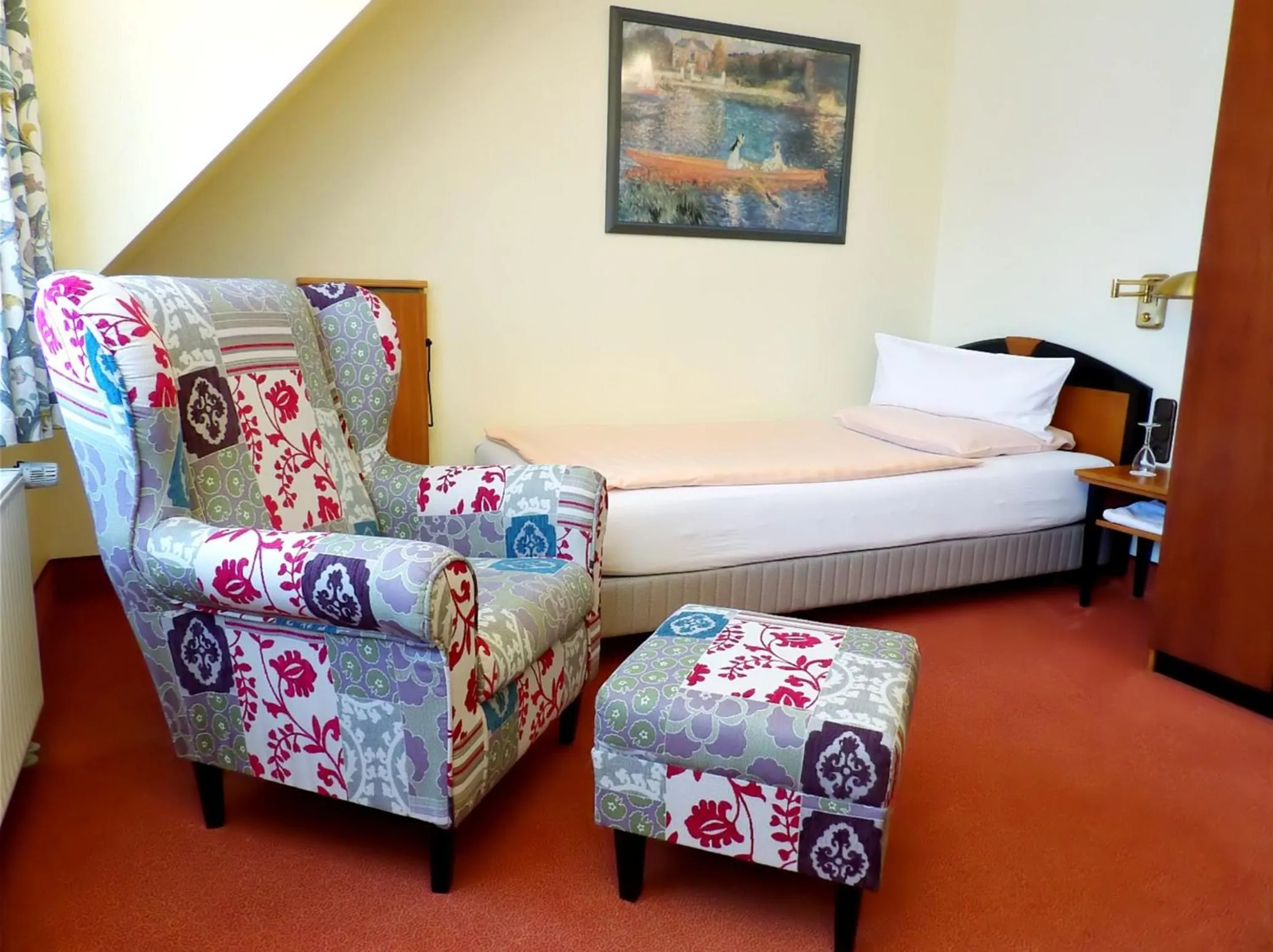 Bed in Hotel Jugendstil