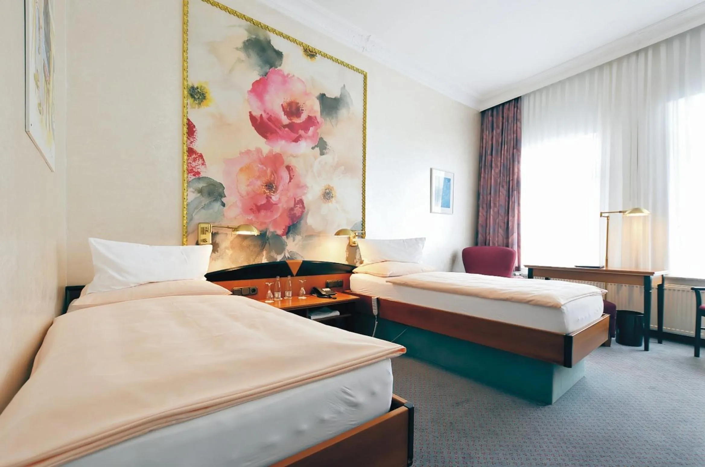 Bed in Hotel Jugendstil