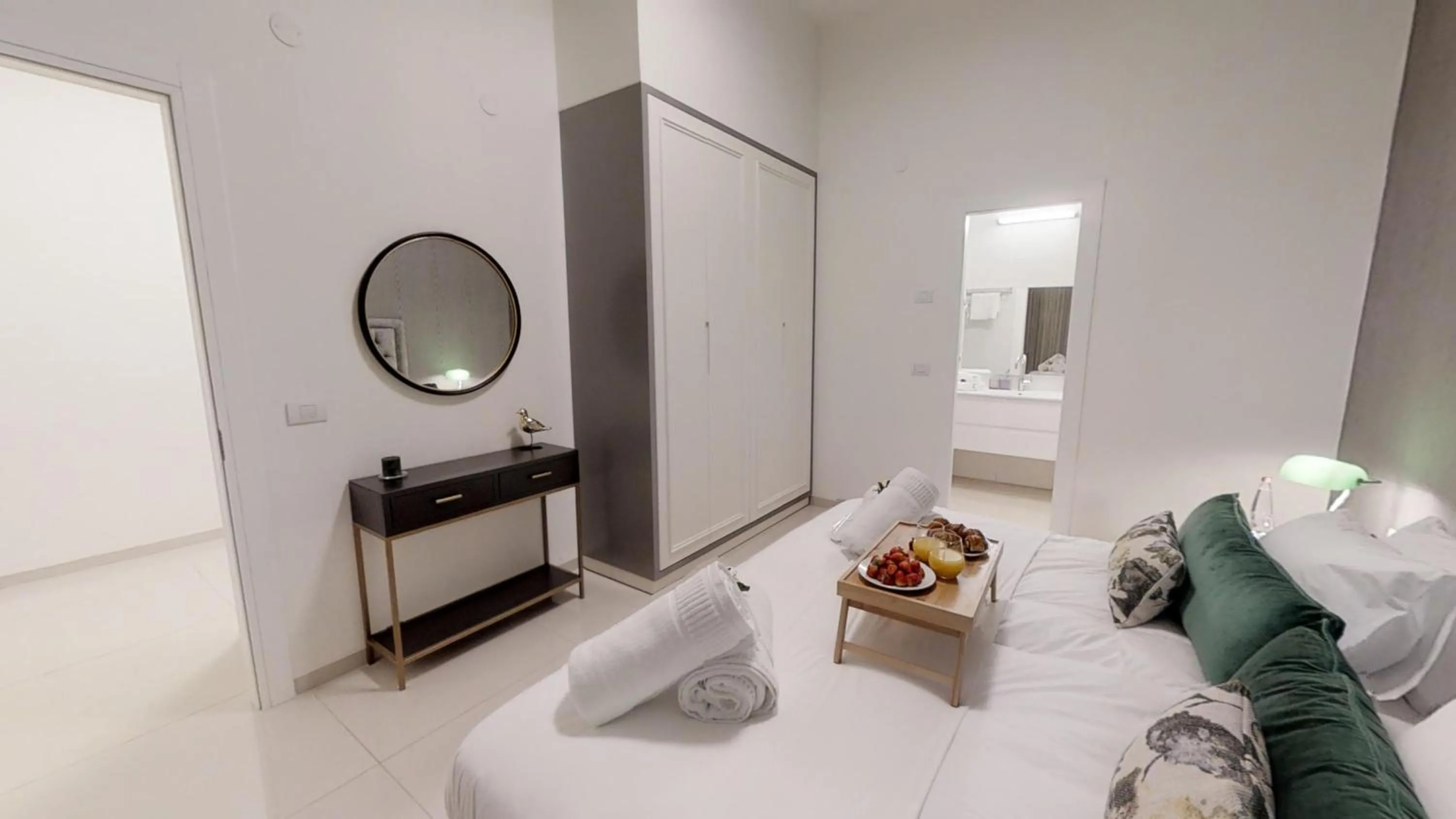 Bedroom, Bed in Haneviim Court Luxury by Rental Israel