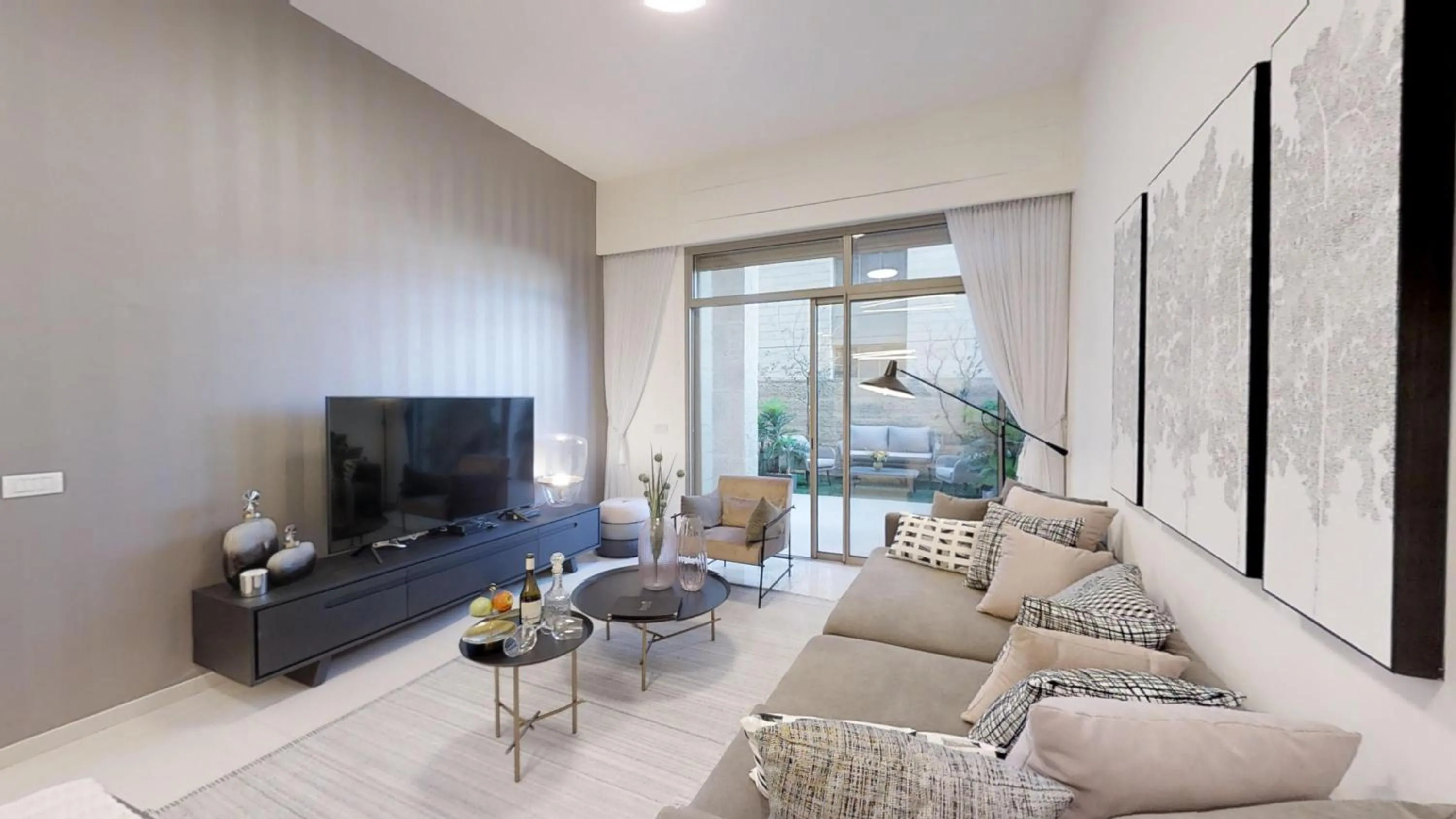 Communal lounge/ TV room in Haneviim Court Luxury by Rental Israel