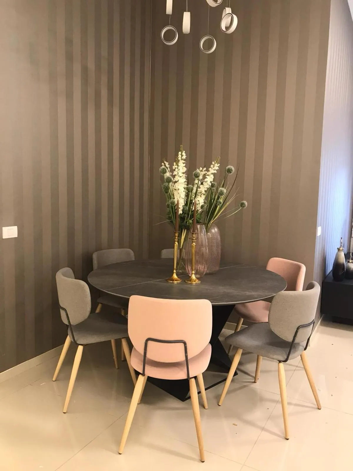 Dining area in Haneviim Court Luxury by Rental Israel