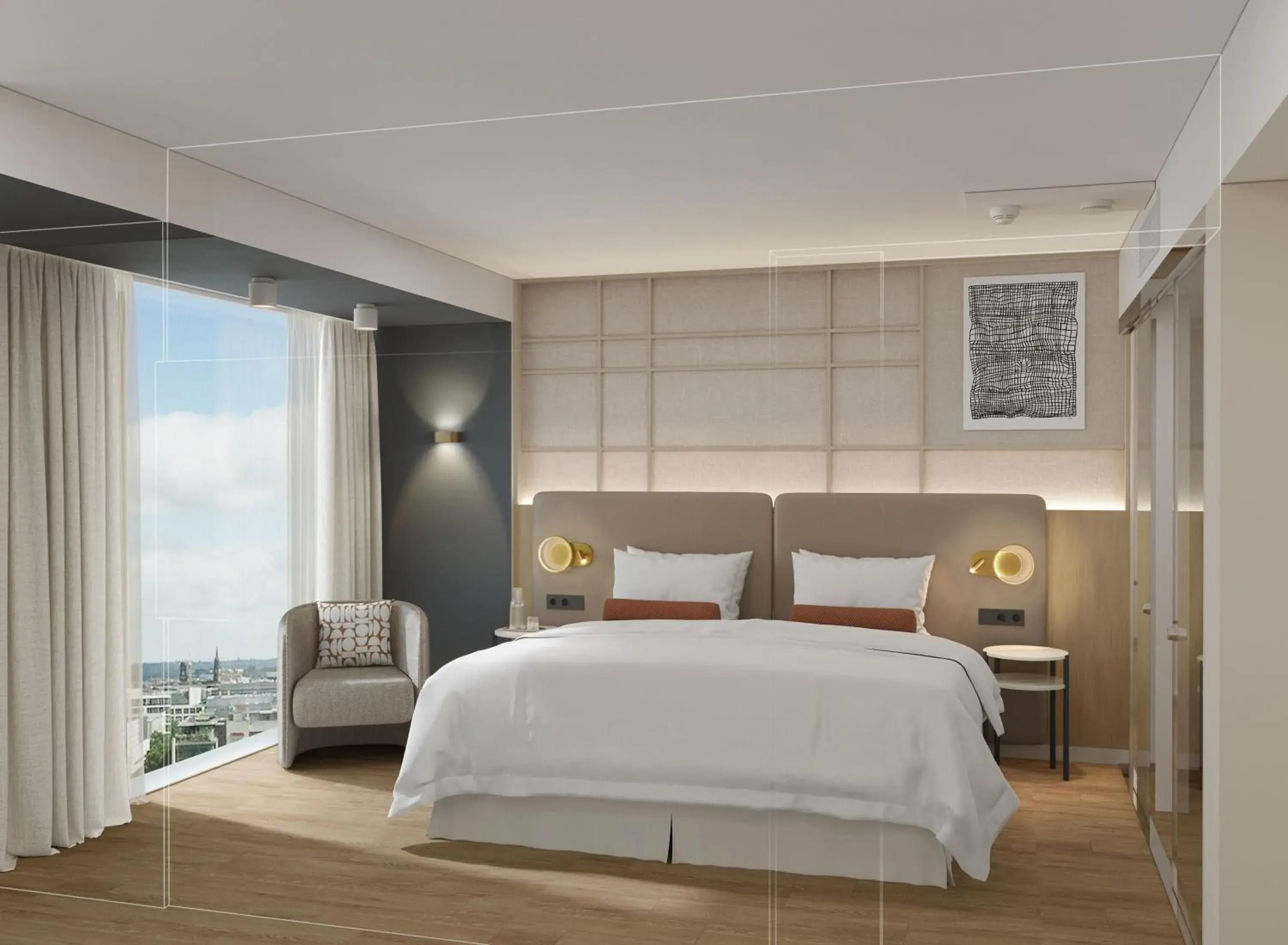 Bed in Barceló Dresden Newa Bed in Barceló Dresden Newa