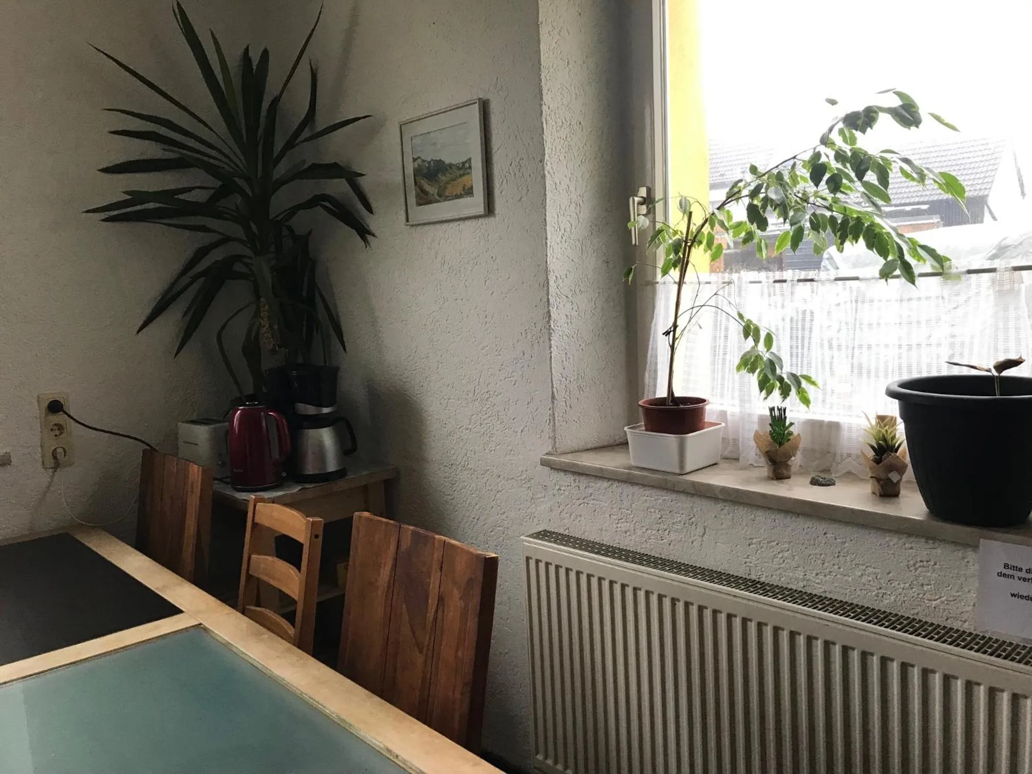 Communal kitchen in Pension Deinhardt