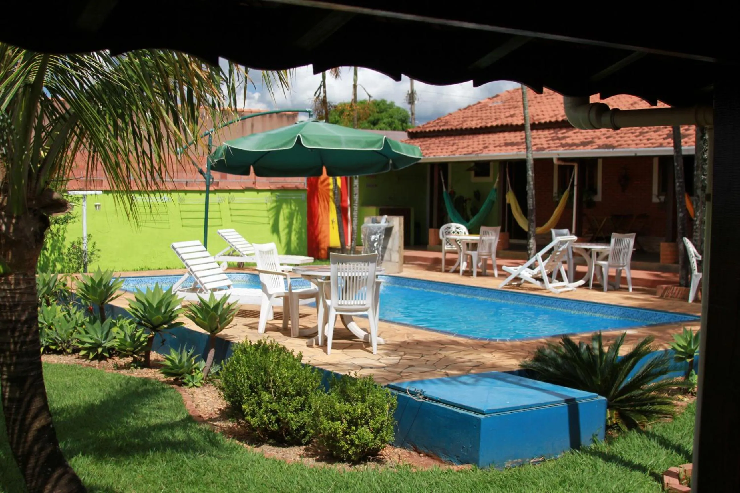 Patio in Pousada Jacare Pepira