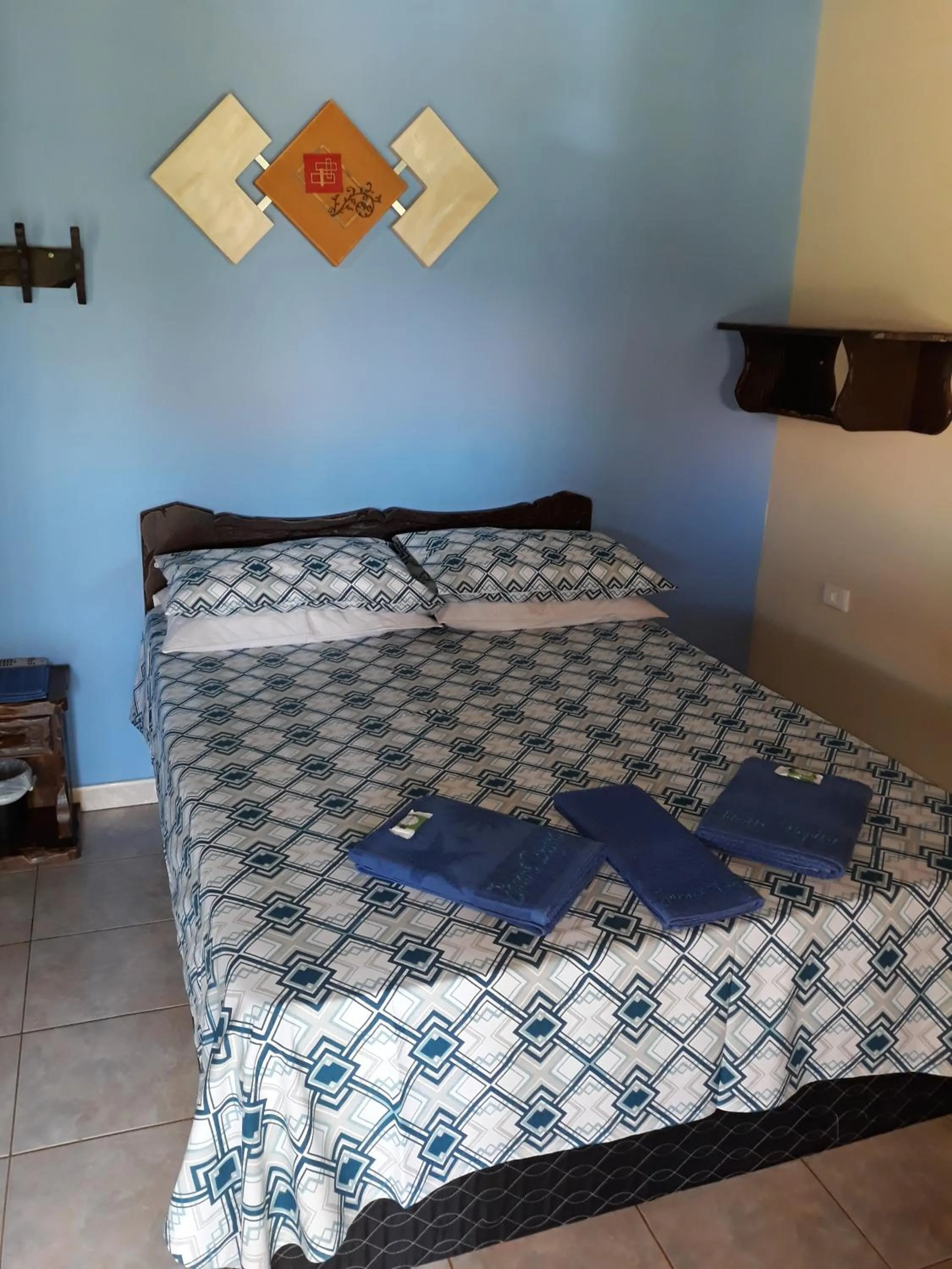 Bed in Pousada Jacare Pepira