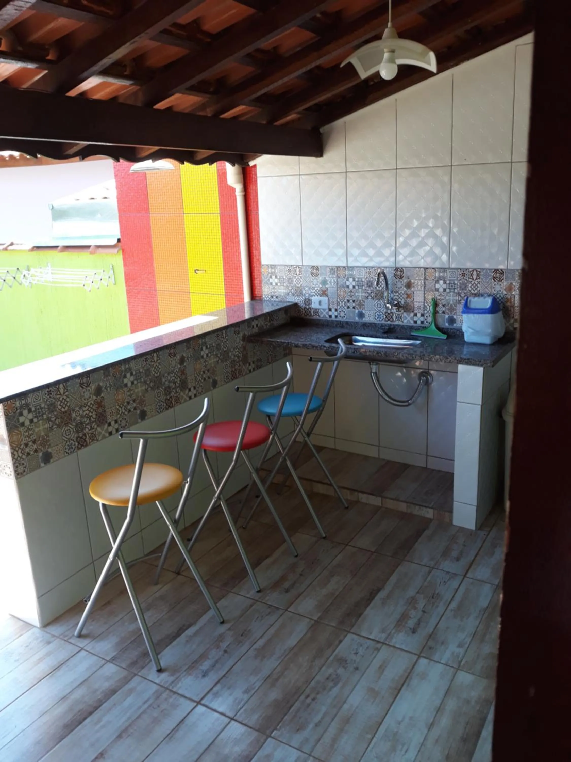 Dining area in Pousada Jacare Pepira