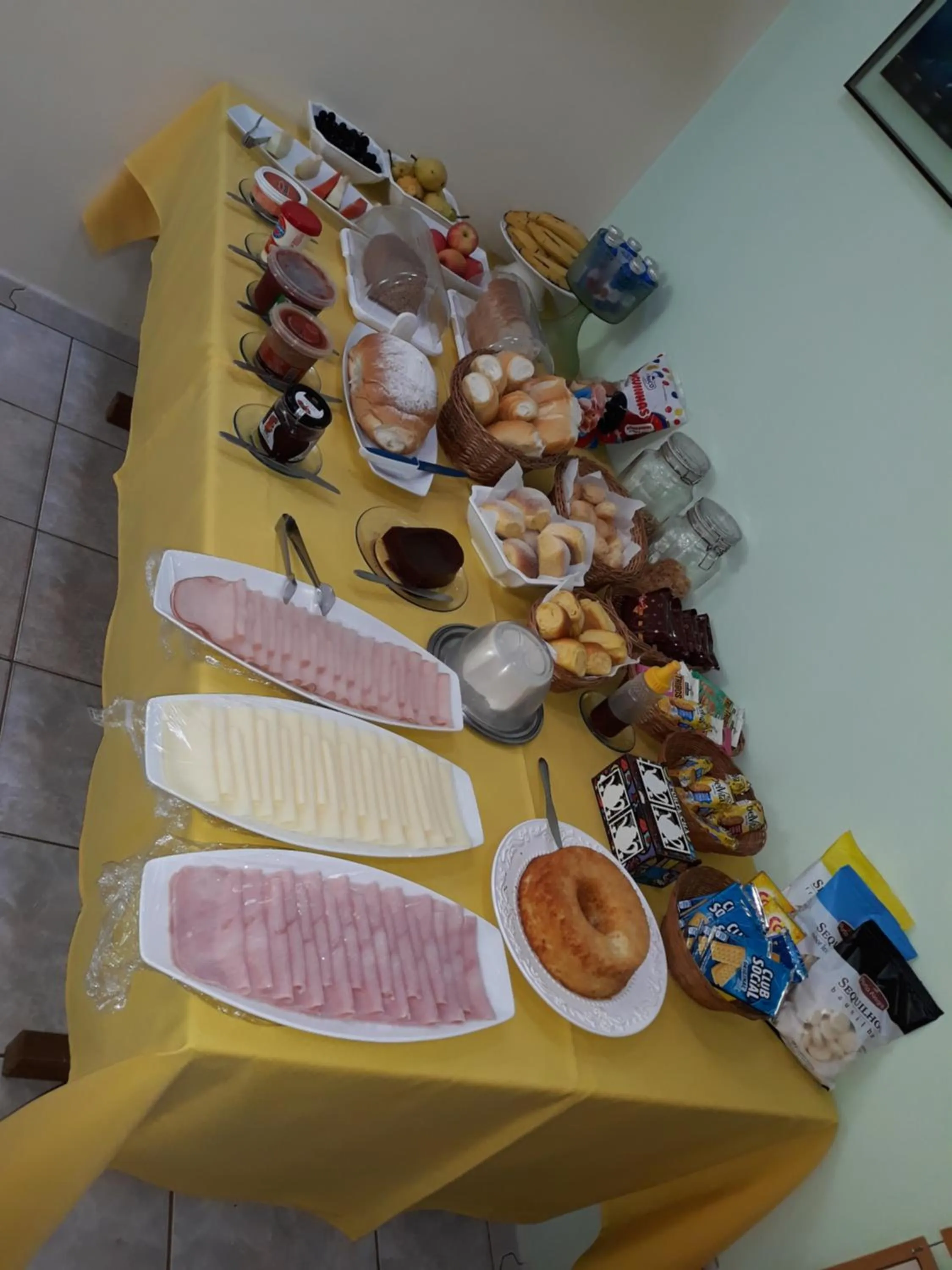 Food and drinks in Pousada Jacare Pepira