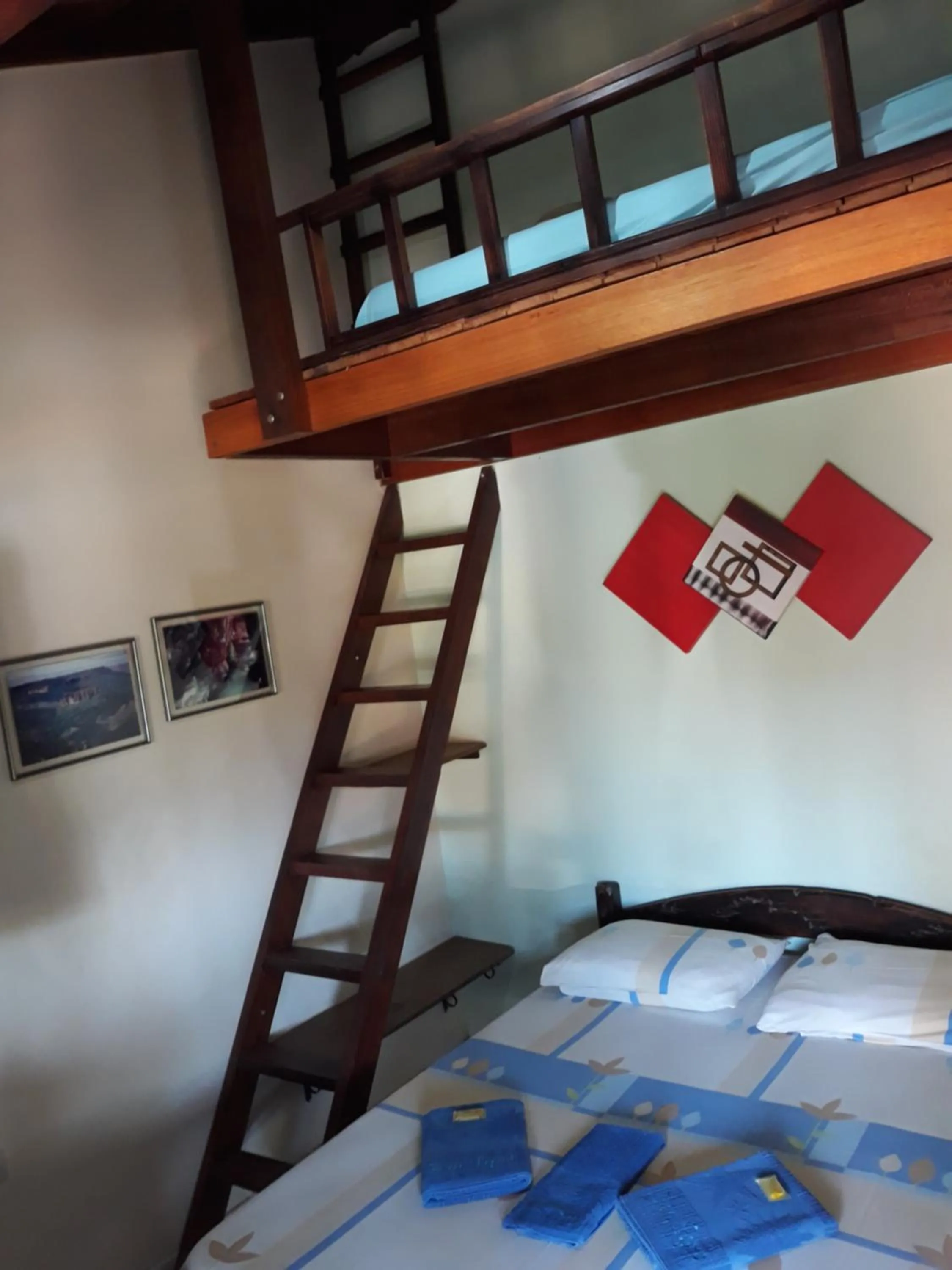 Bed in Pousada Jacare Pepira