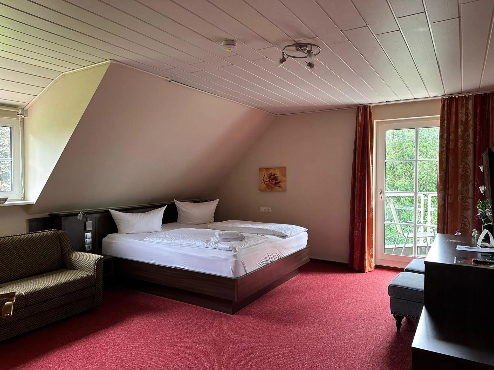 Bed in Hotel Saltenhof