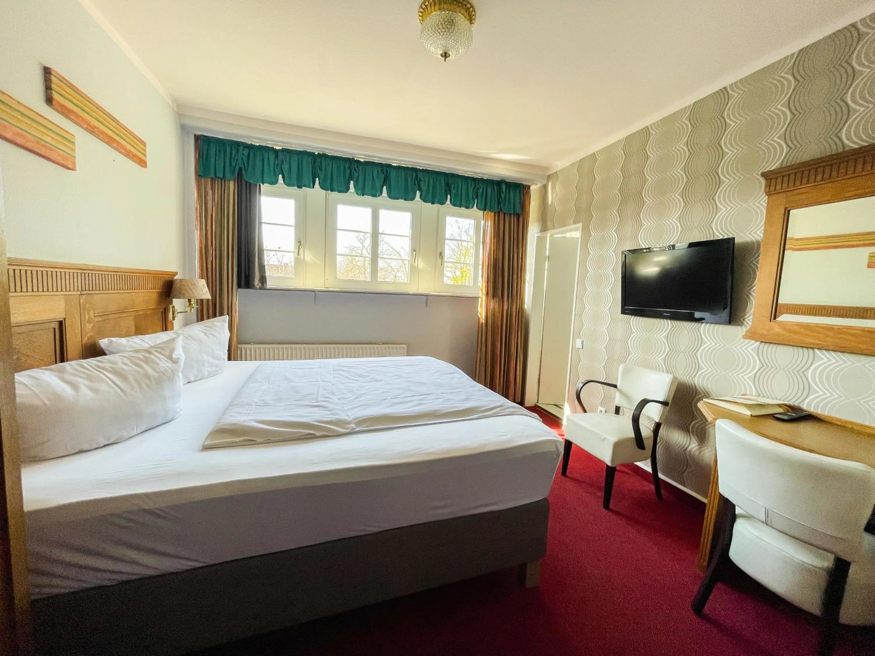 Bed in Hotel Saltenhof