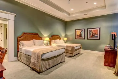 Bed in Cottages and Suites at River Landing