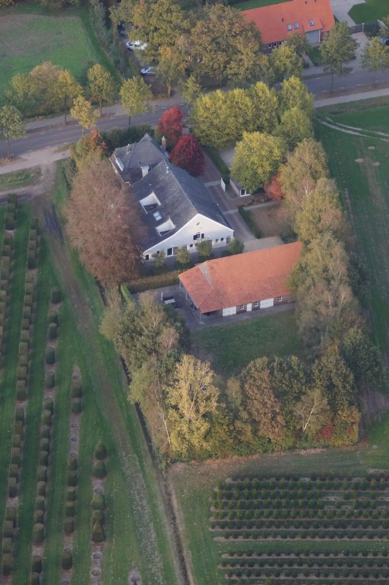 Bird's eye view in B&B Bavelse Hoeve