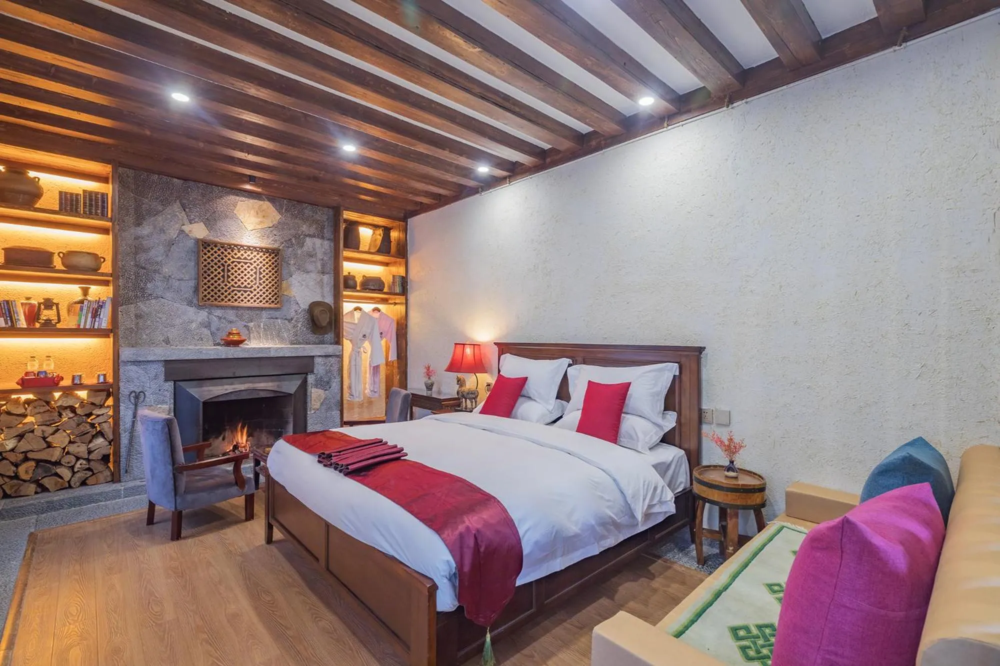 Bed in Arro Khampa By Zinc Journey Shangri-la