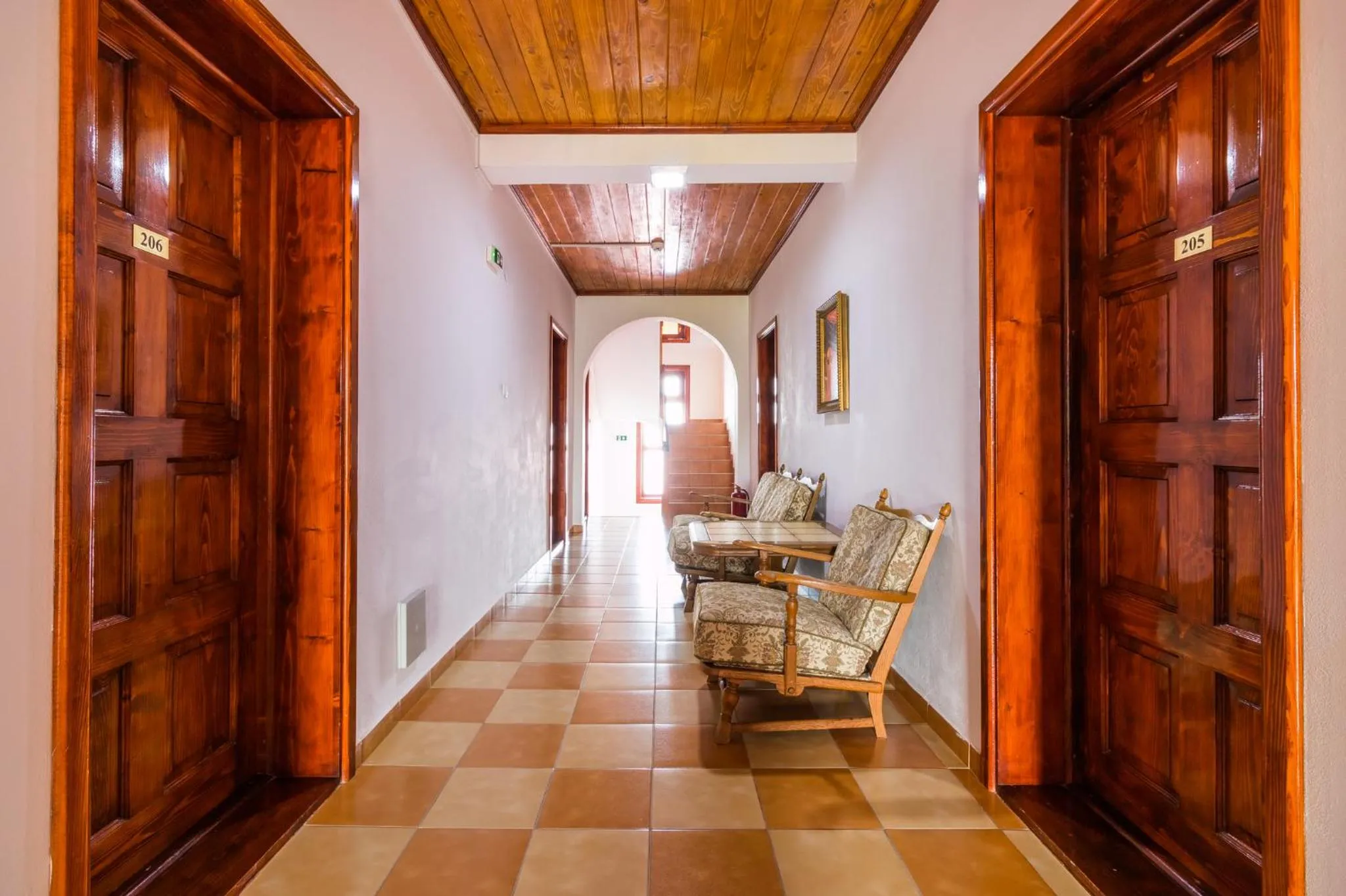 Seating area in Casa Luca