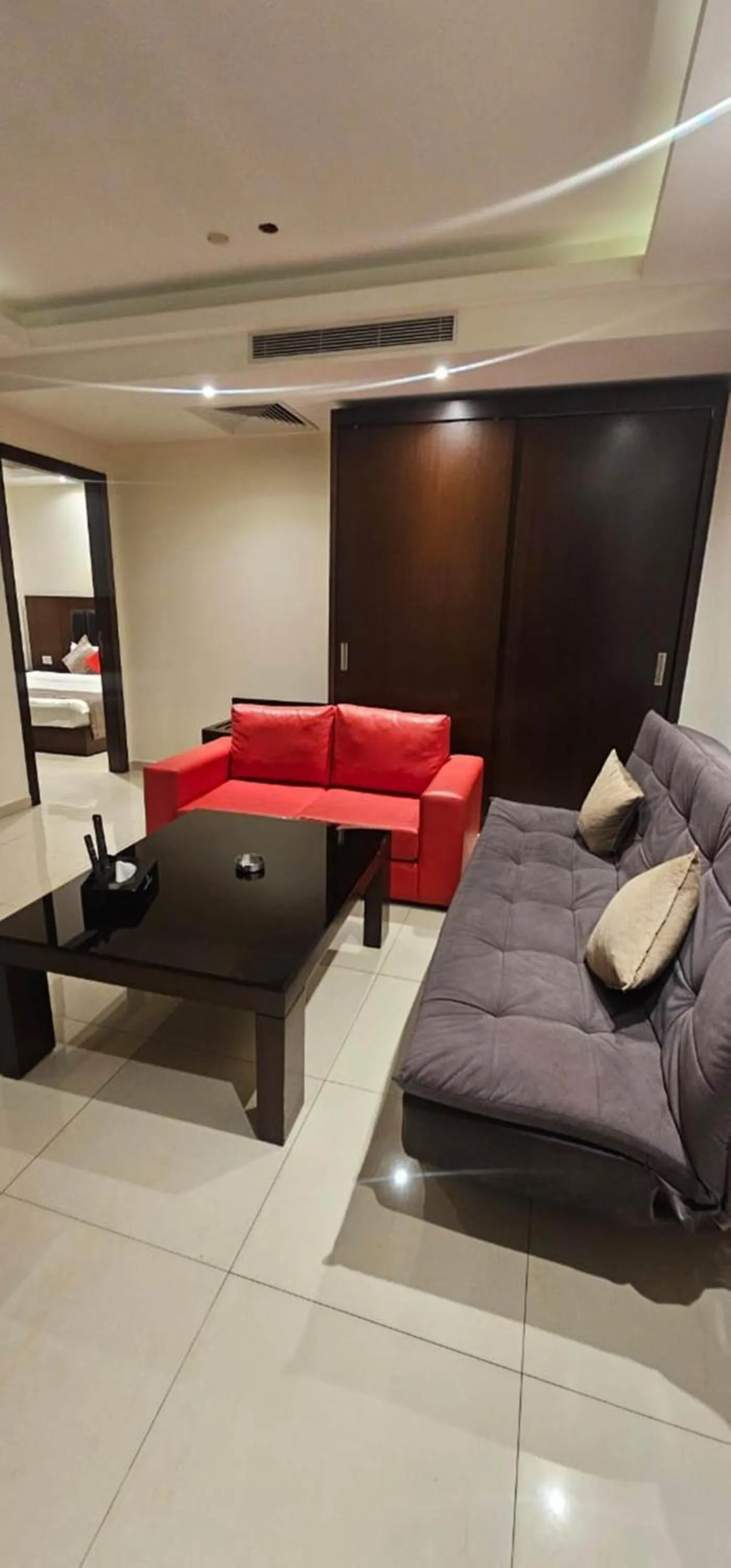 Living room, Bed in Jounieh Suites Boutique Hotel