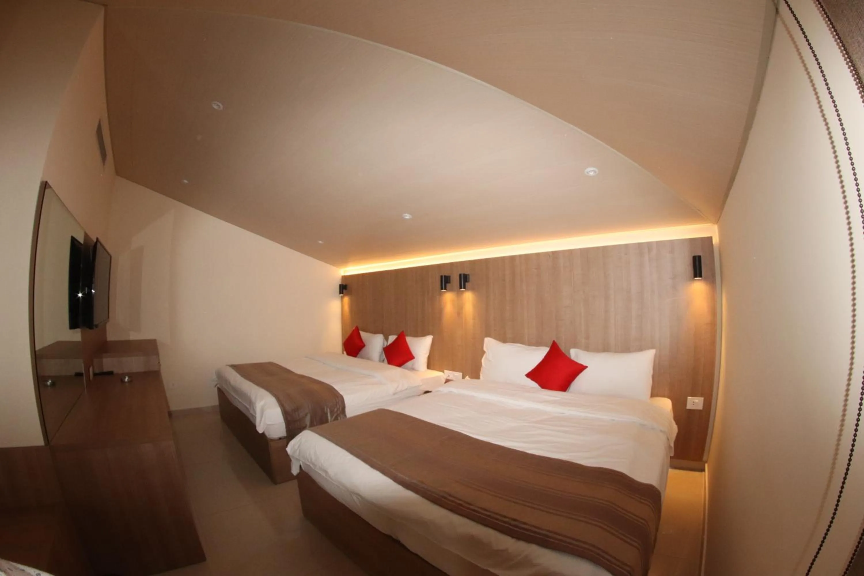 Bed in Jounieh Suites Boutique Hotel