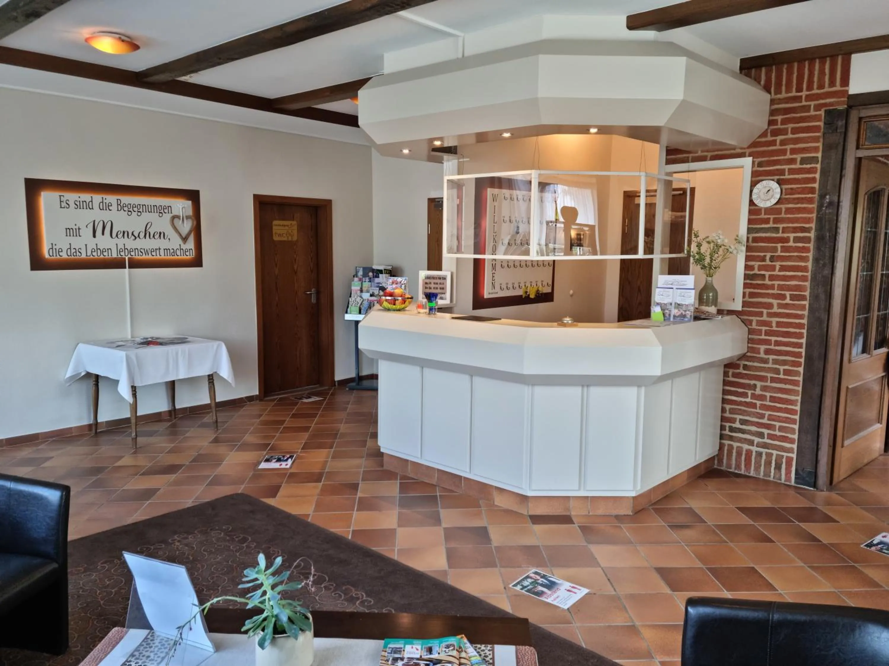Lobby or reception in Kiek In Hotel Zur Einkehr