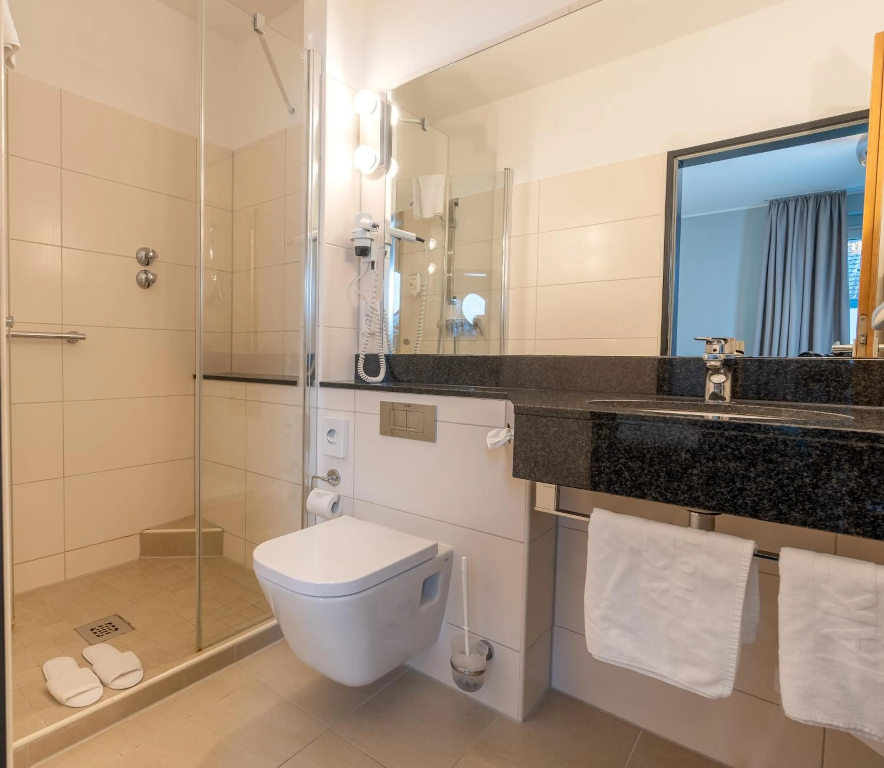 Toilet in Akzent Hotel Gut Höing