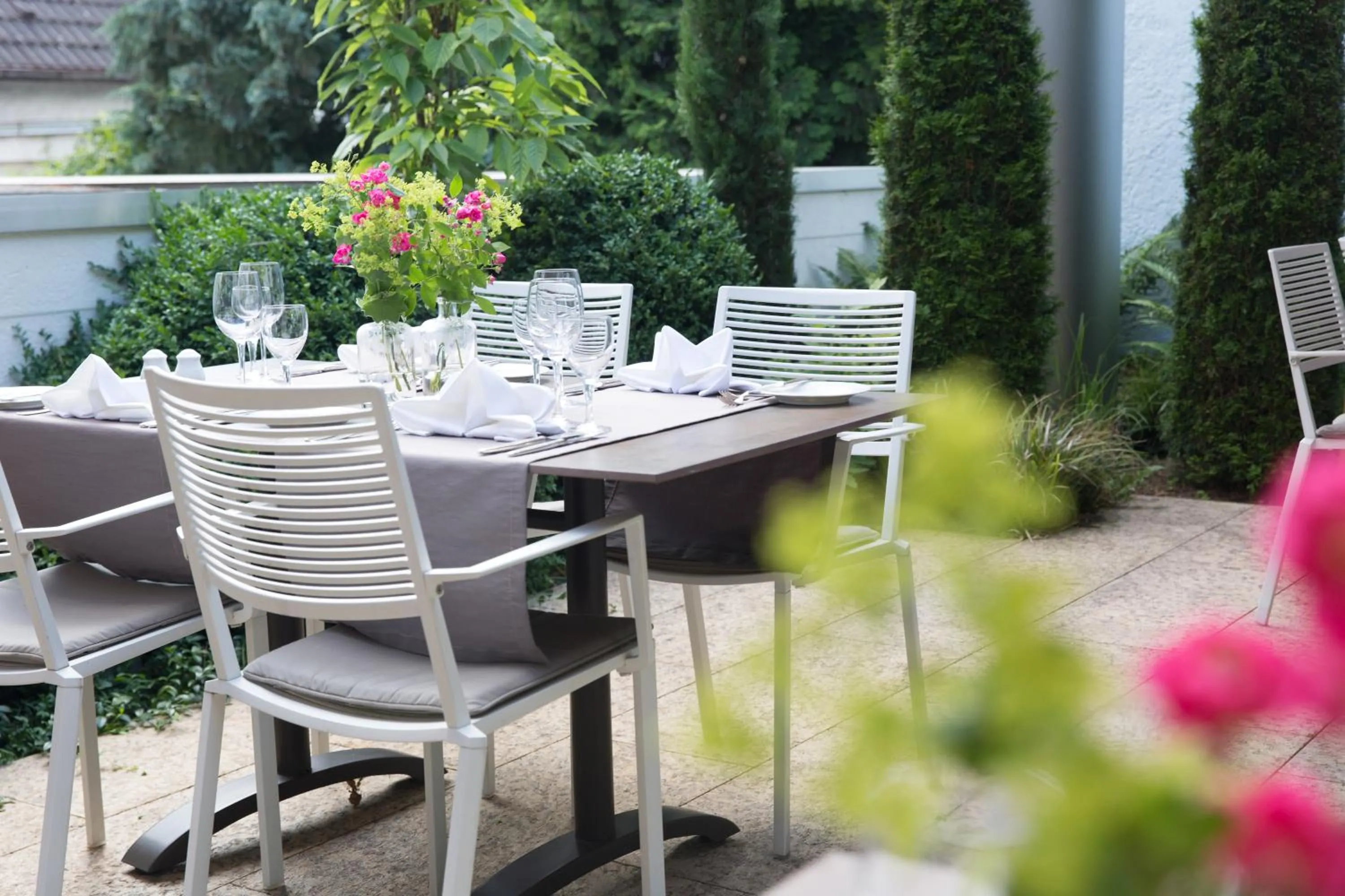 Balcony/Terrace in AKZENT Hotel Restaurant Altdorfer Hof