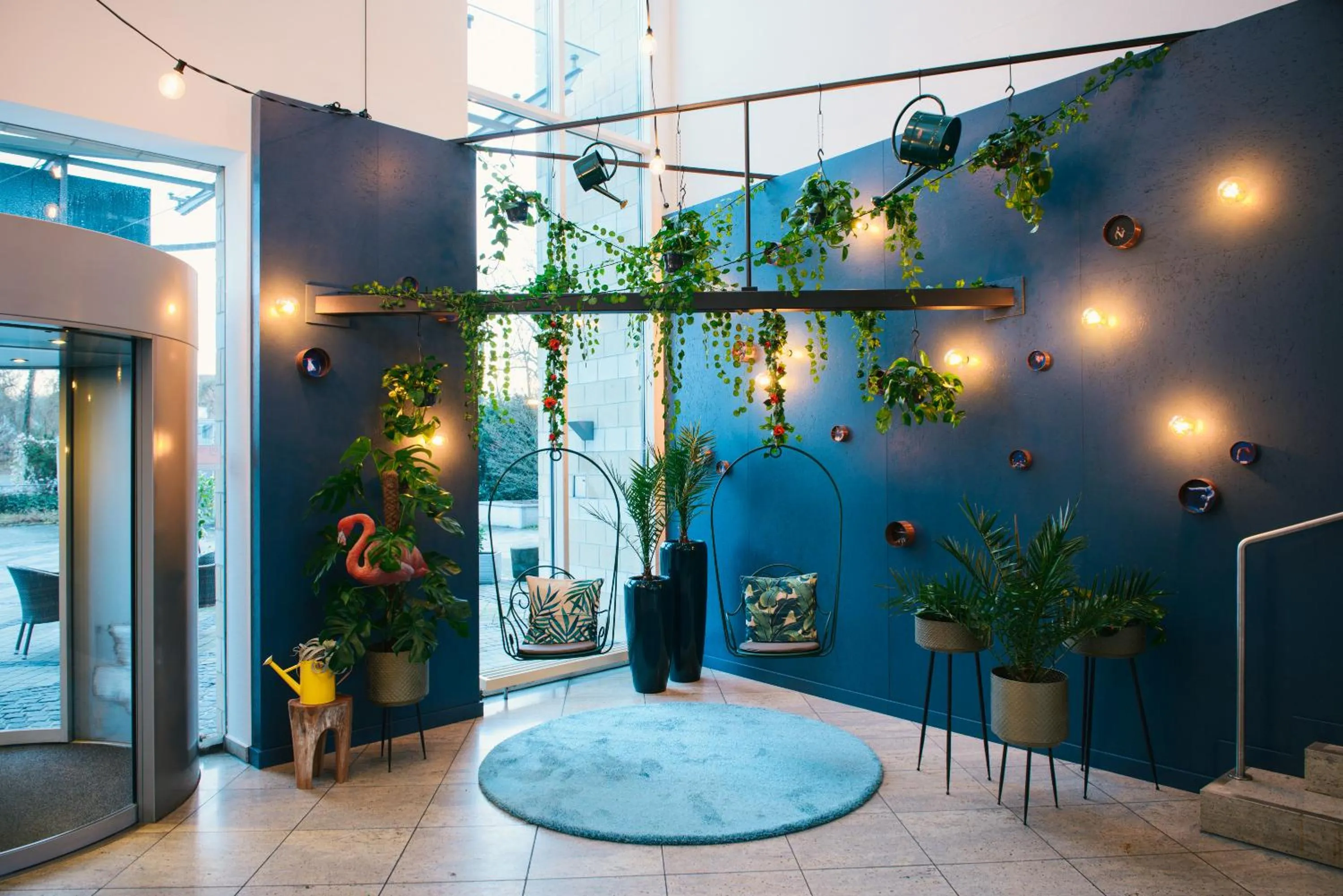 Lobby or reception in Vienna House Easy by Wyndham Bad Oeynhausen