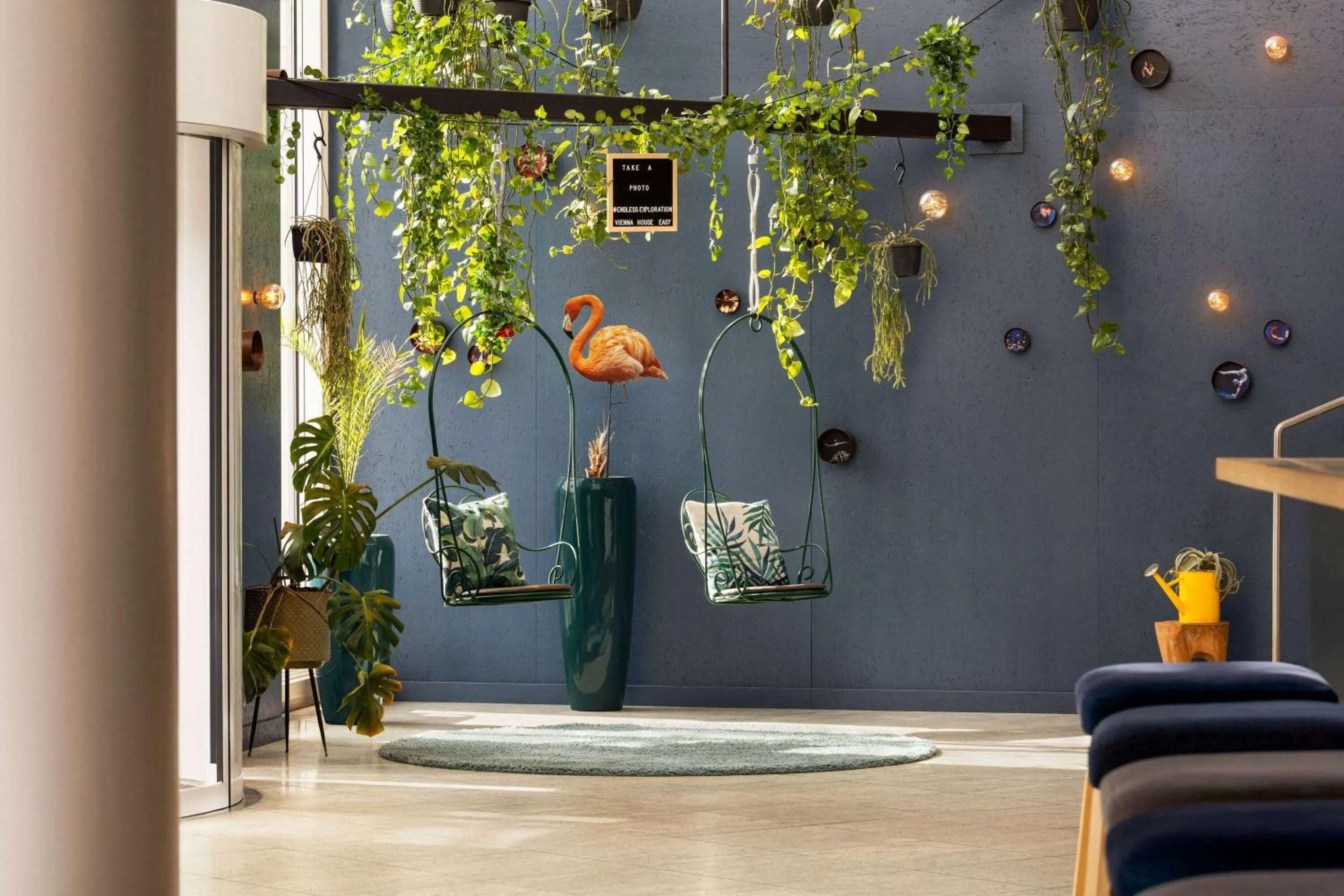 Lobby or reception in Vienna House Easy by Wyndham Bad Oeynhausen