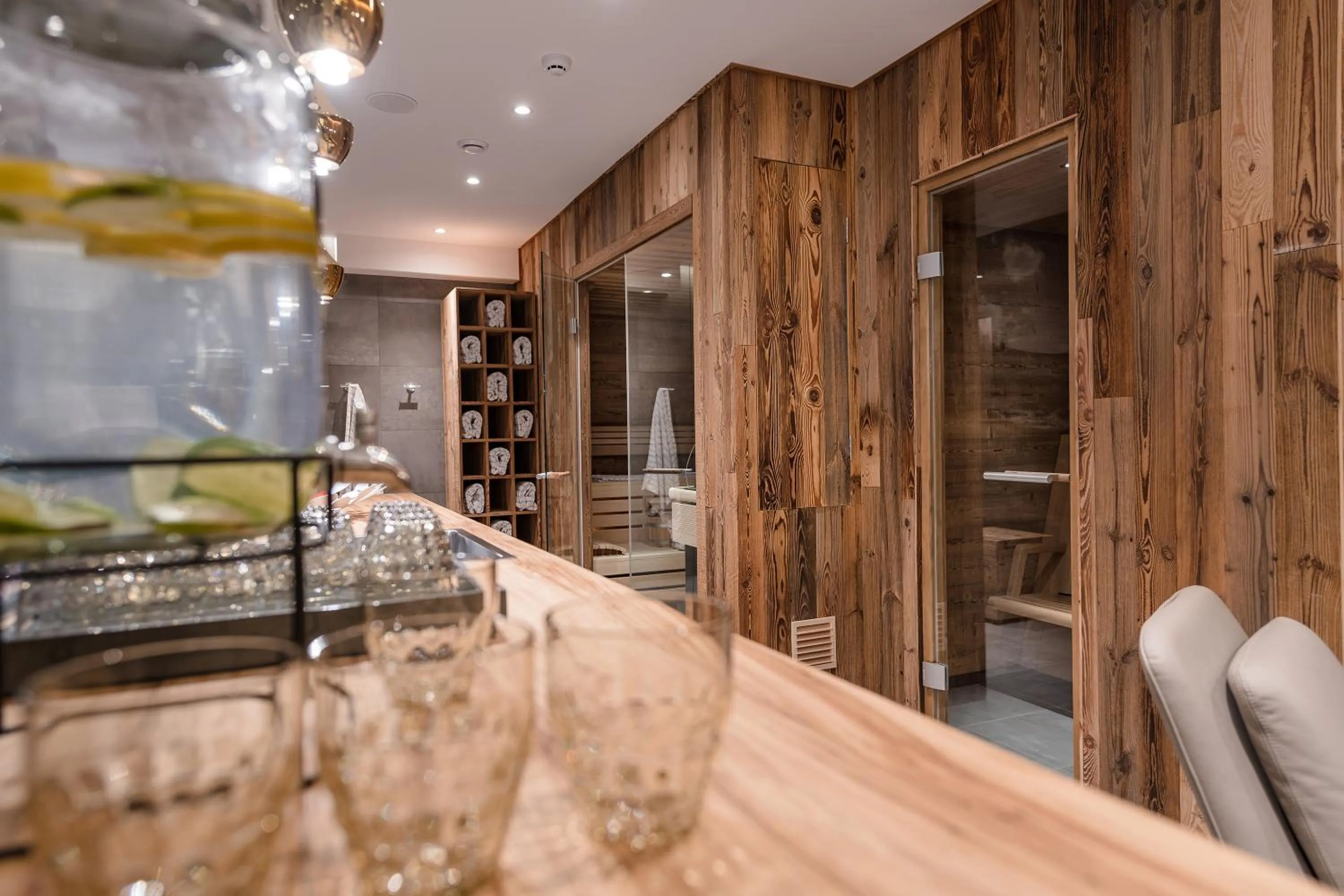 Sauna in MONDI Hotel Tscherms