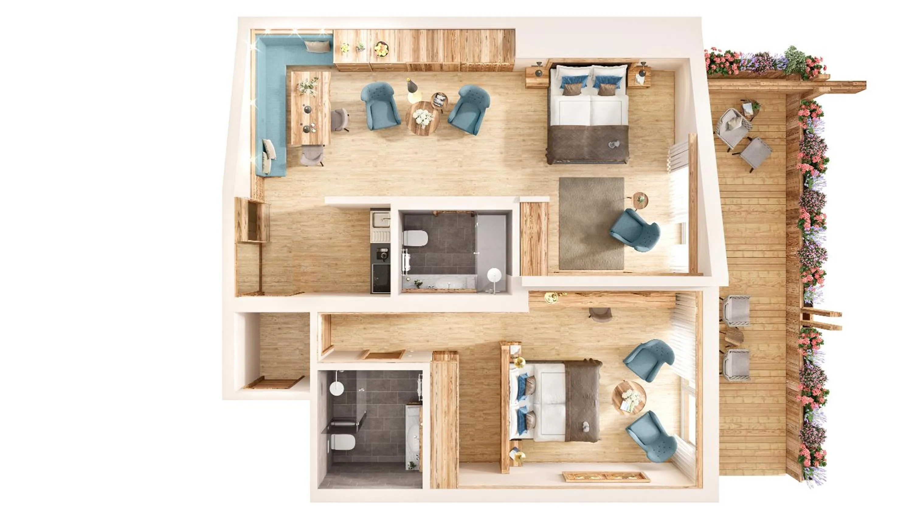 Floor plan in MONDI Hotel Tscherms
