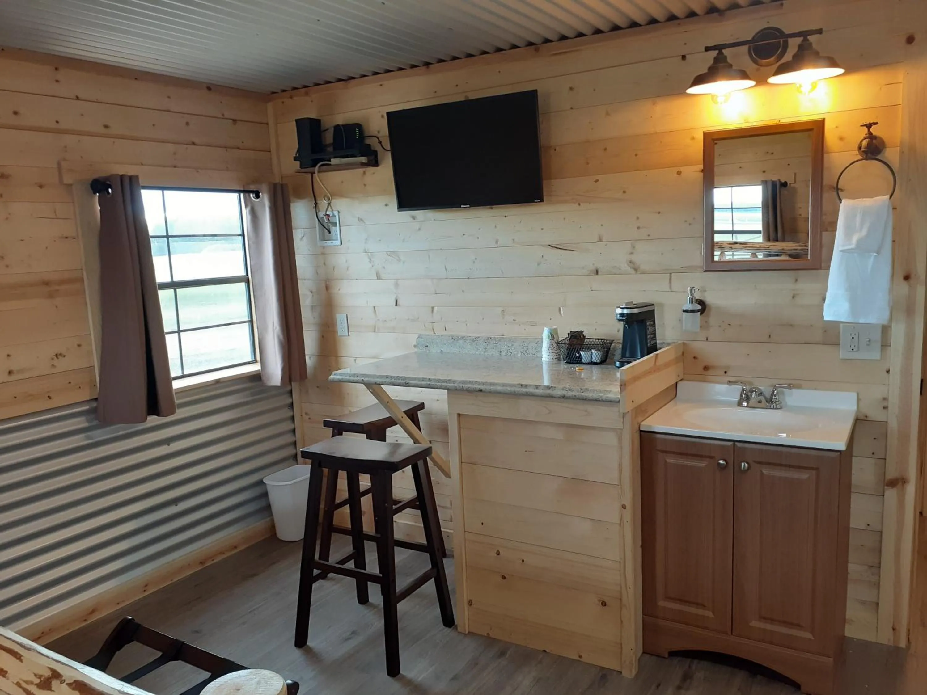 Dining area in Glacier Acres Guest Ranch